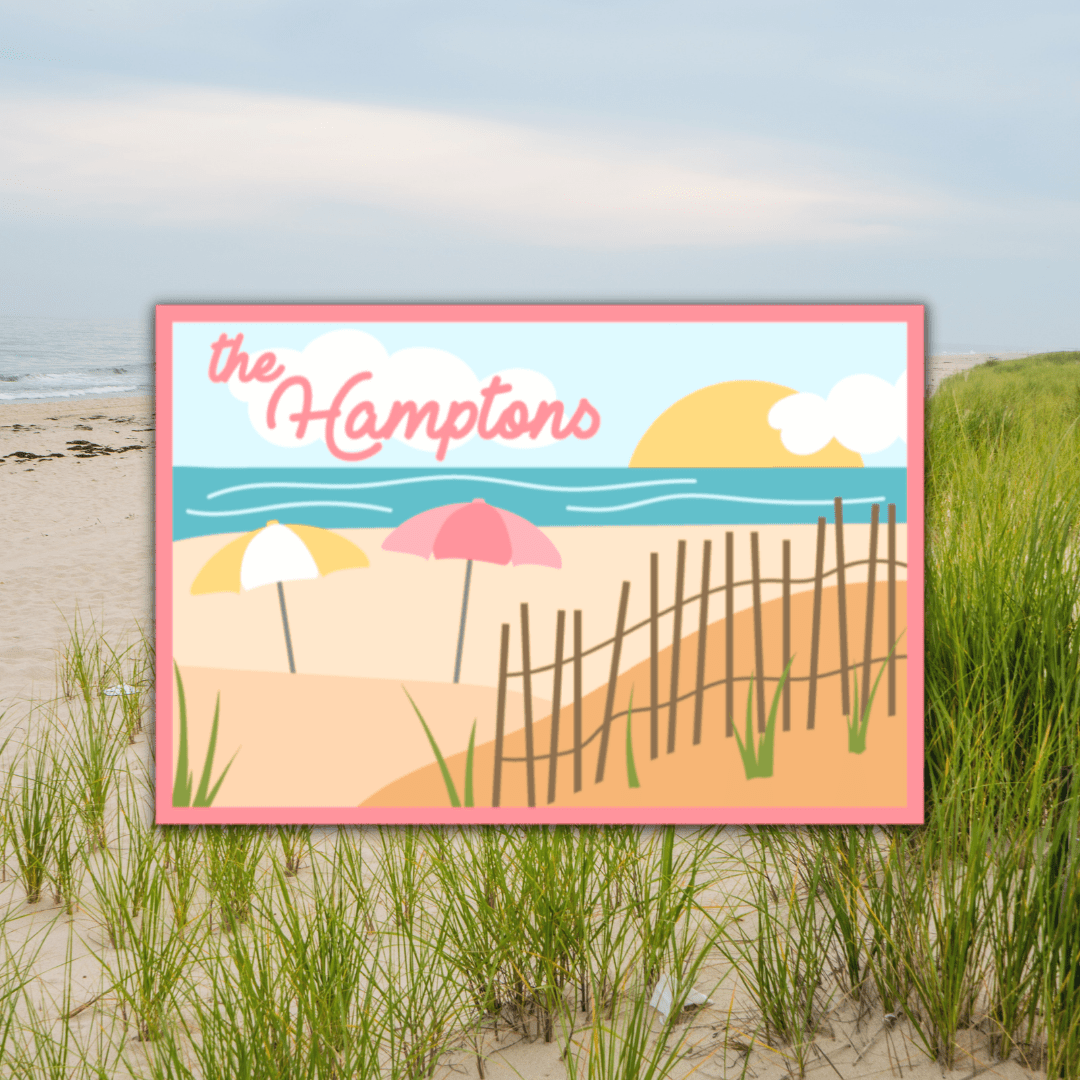 Hamptons Vinyl Sticker - Wander Together Outfitters