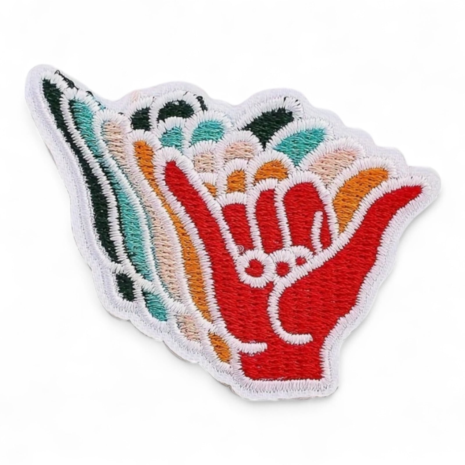 Hang Loose Colorful Iron On Patch - Wander Together Outfitters