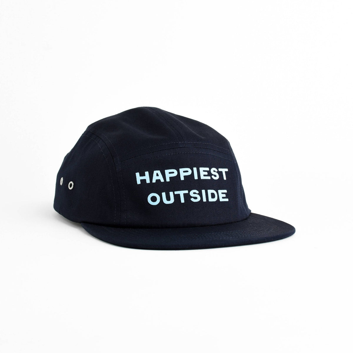 "Happiest Outside" Five Panel Unisex Hat - Wander Together Outfitters