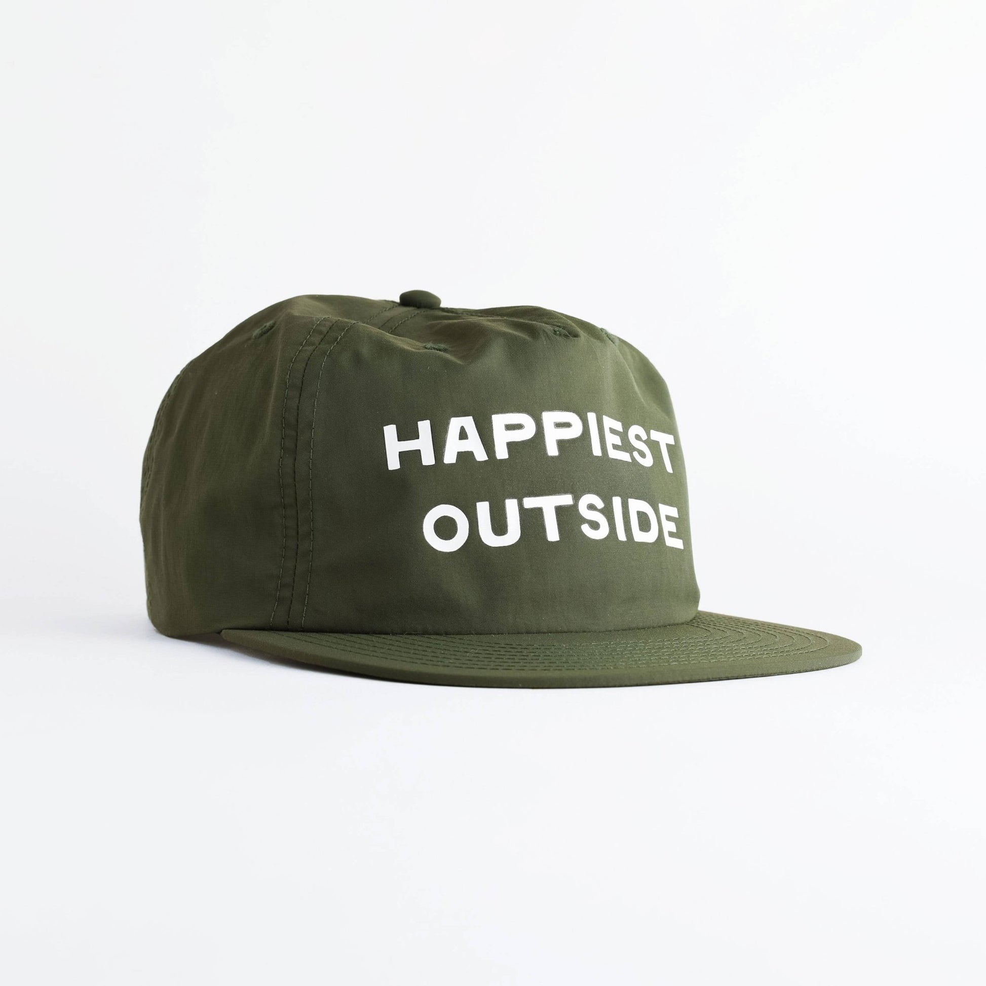 "Happiest Outside" Recycled Nylon Quick Dry Hat - Wander Together Outfitters
