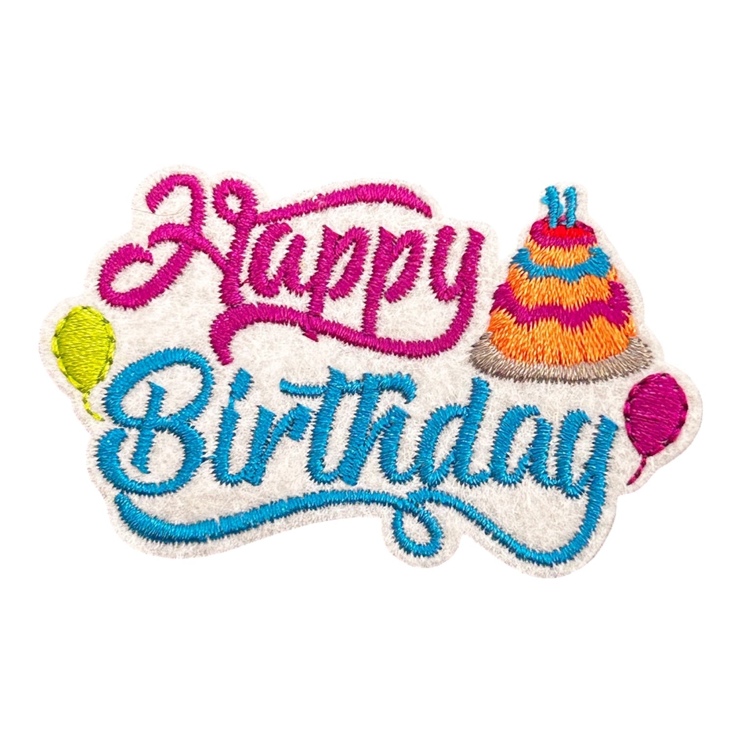 Happy Birthday Iron On Patch - Wander Together Outfitters