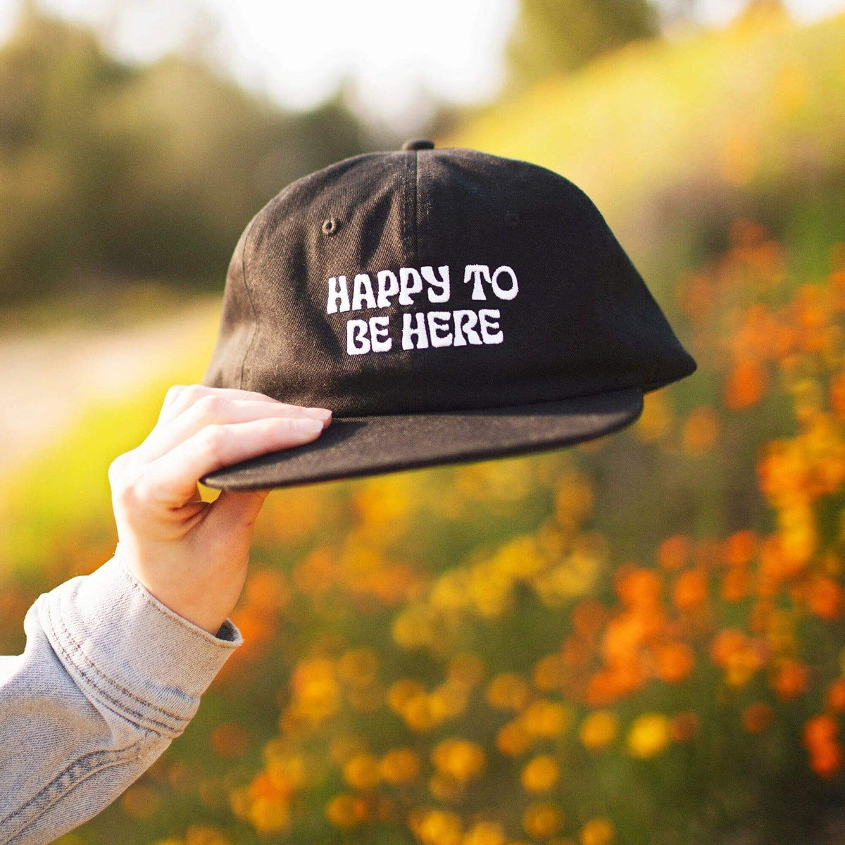 'Happy To Be Here' Unisex Hat - Wander Together Outfitters