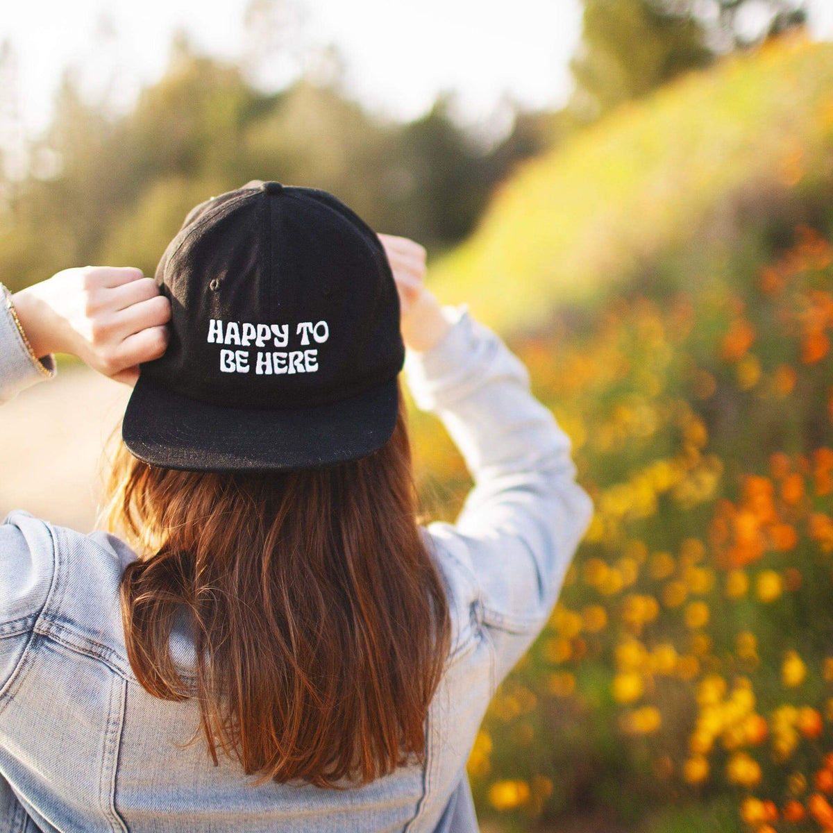 'Happy To Be Here' Unisex Hat - Wander Together Outfitters