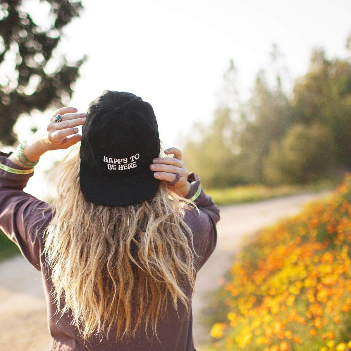'Happy To Be Here' Unisex Hat - Wander Together Outfitters