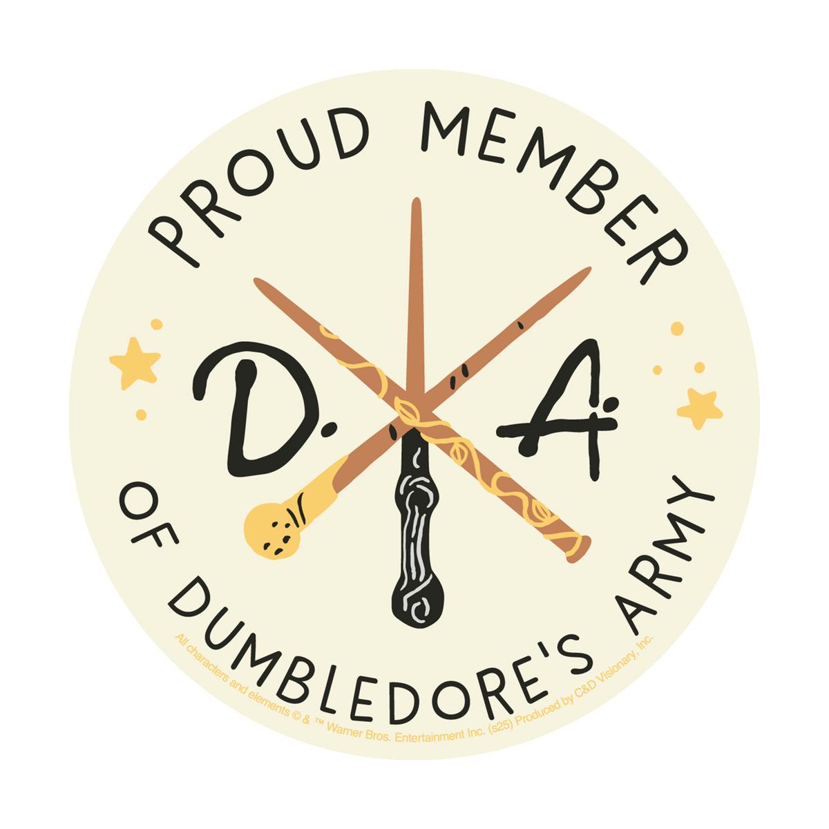 Harry Potter "Proud Member Of Dumbledore's Army" Sticker - Wander Together Outfitters