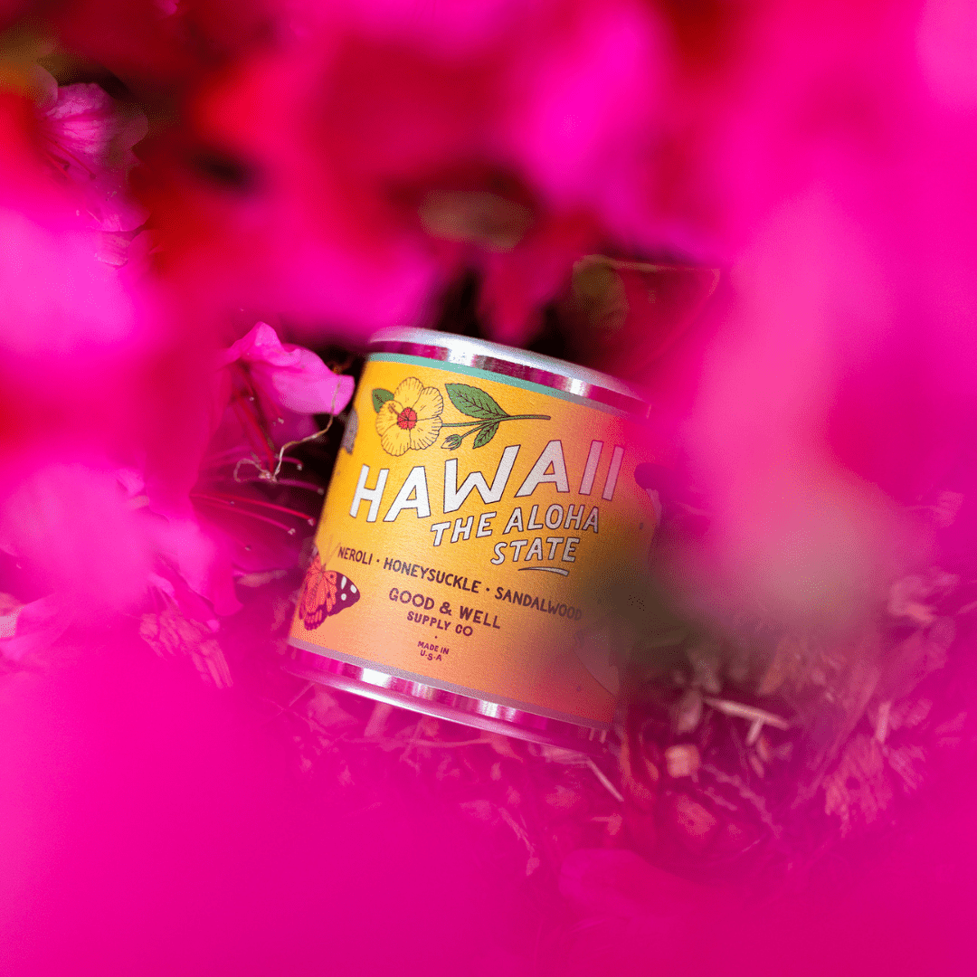 Hawaii State Candle (Neroli, Honeysuckle, Sandalwood) - Wander Together Outfitters