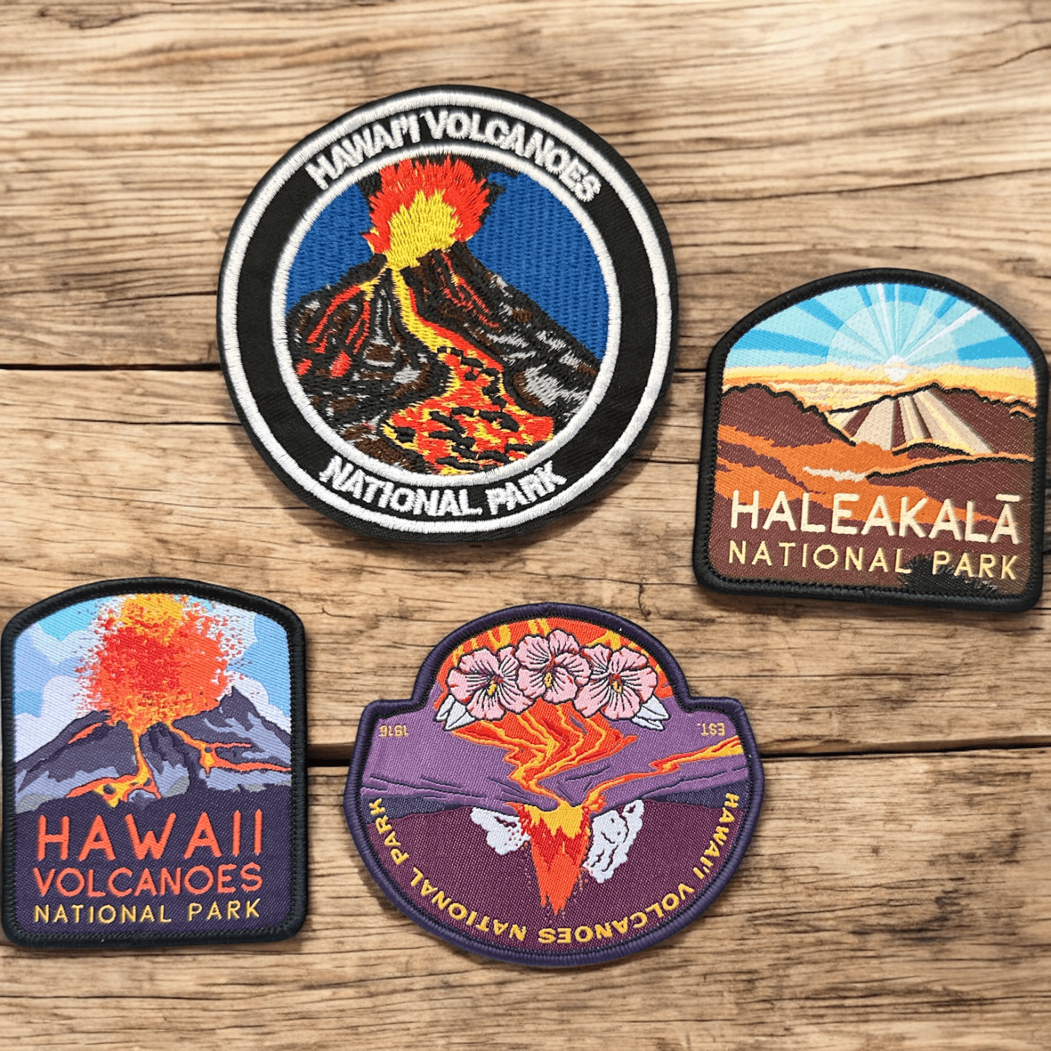 Hawaii Volcanoes National Park Iron On Patch - Wander Together Outfitters