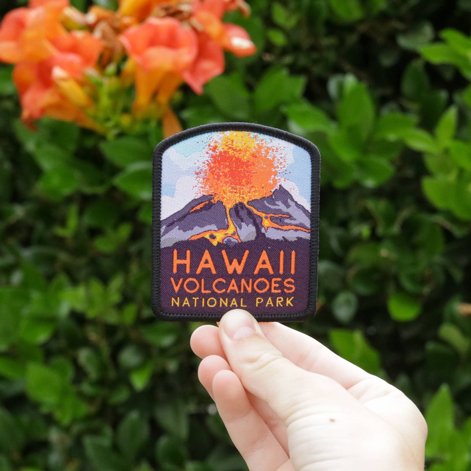 Hawaii Volcanoes National Park Patch Iron On or Sew On - Wander Together Outfitters