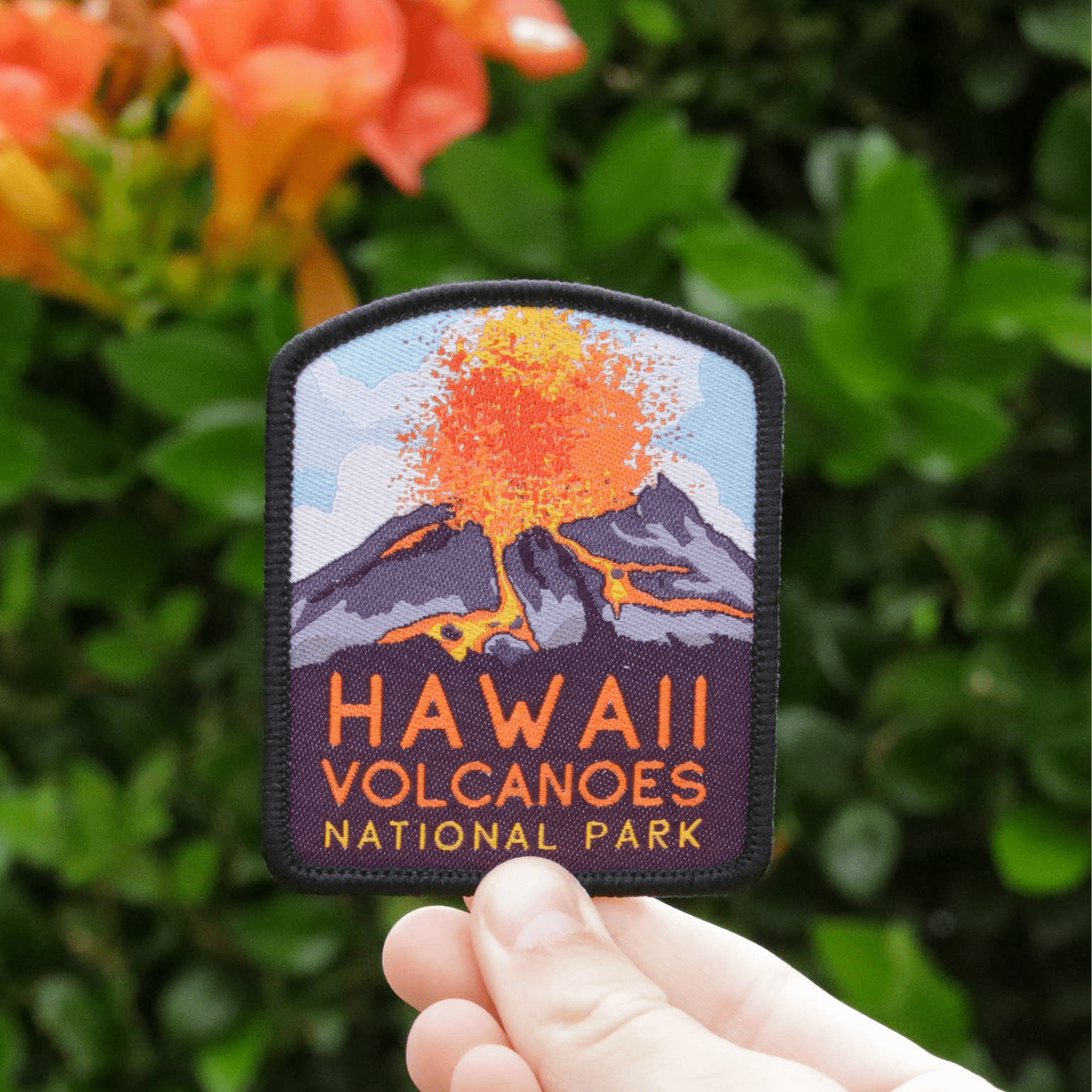Hawaii Volcanoes National Park Patch Iron On or Sew On - Wander Together Outfitters