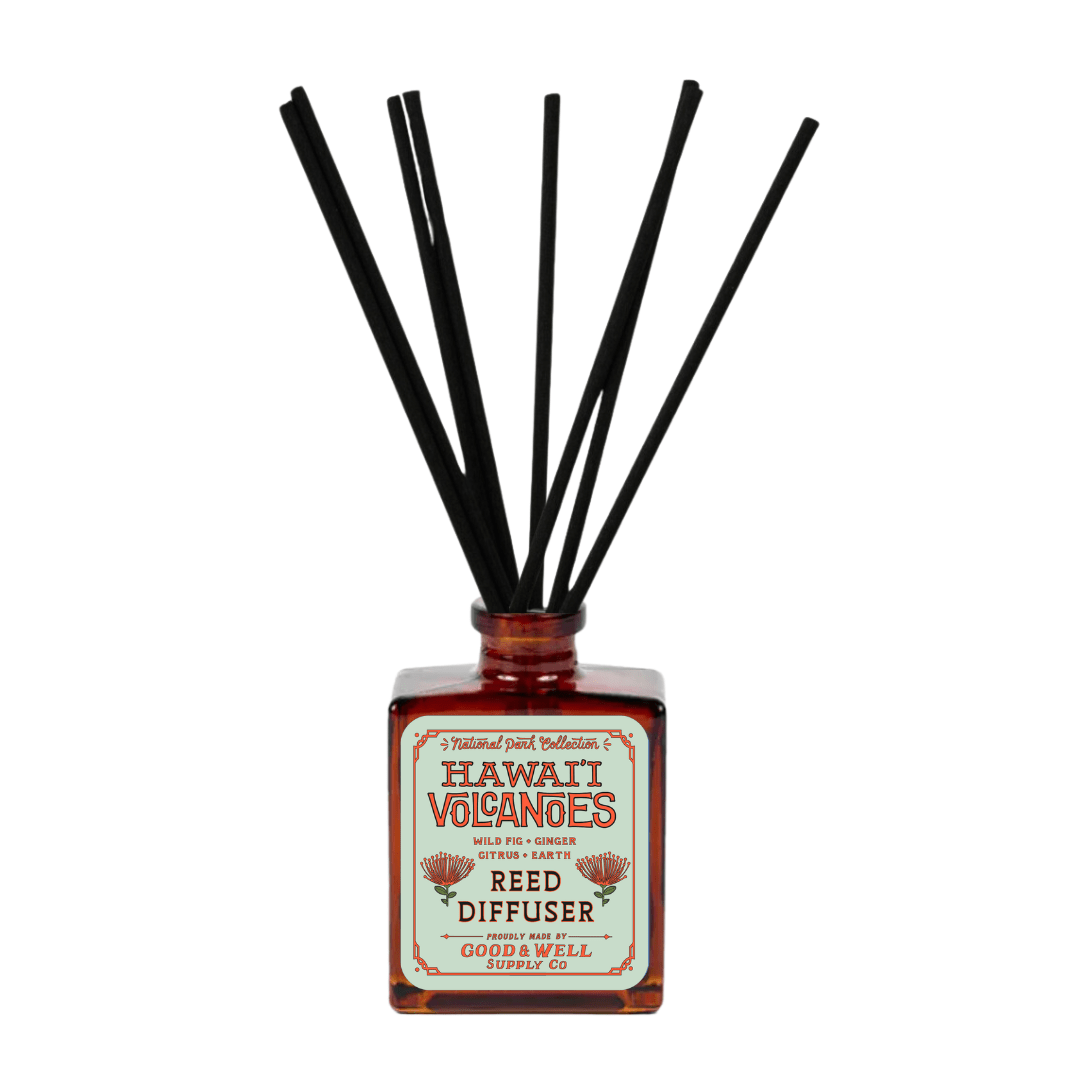 Hawaii Volcanoes National Park Reed Diffuser (Wild Fig, Ginger and Citrus) - Wander Together Outfitters