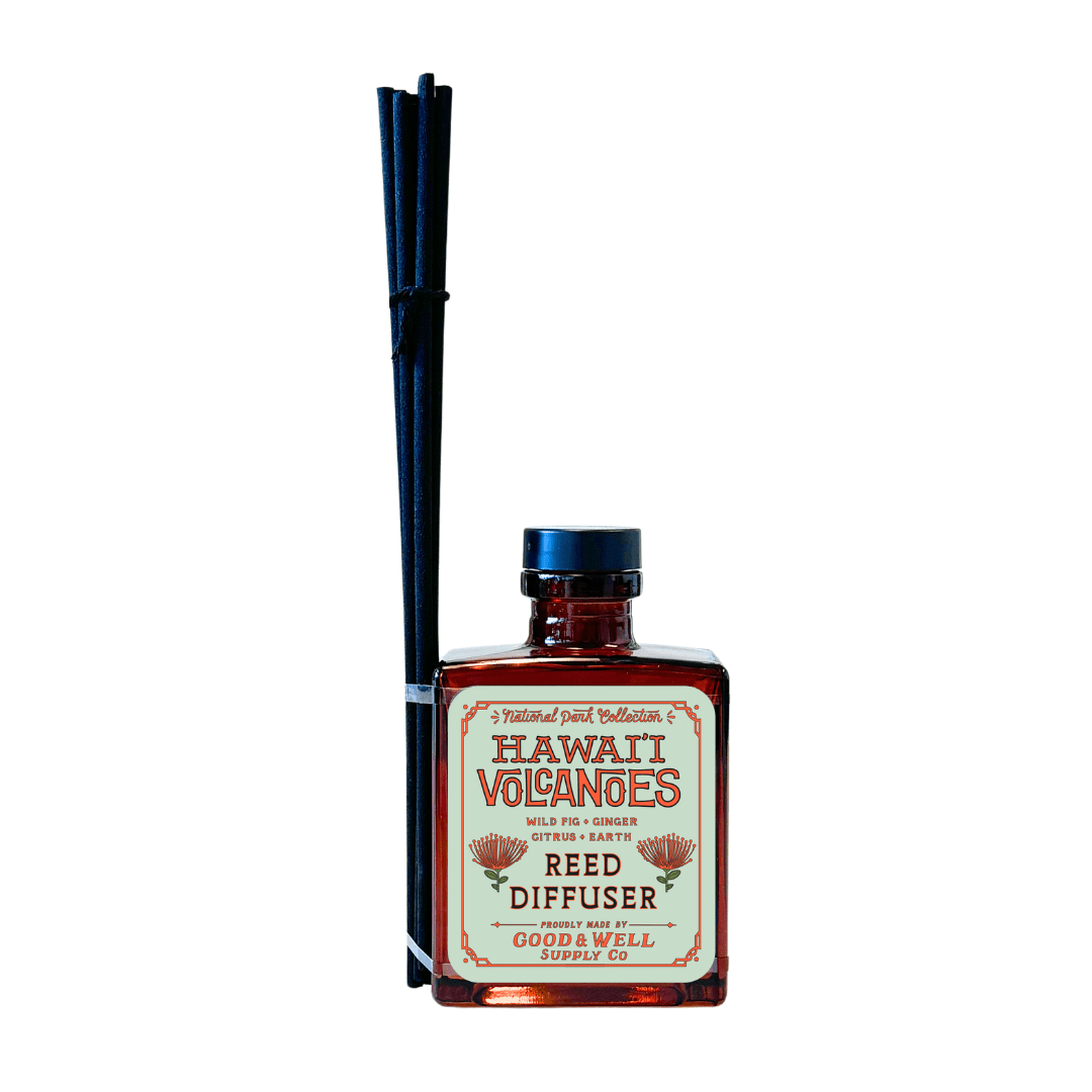 Hawaii Volcanoes National Park Reed Diffuser (Wild Fig, Ginger and Citrus) - Wander Together Outfitters