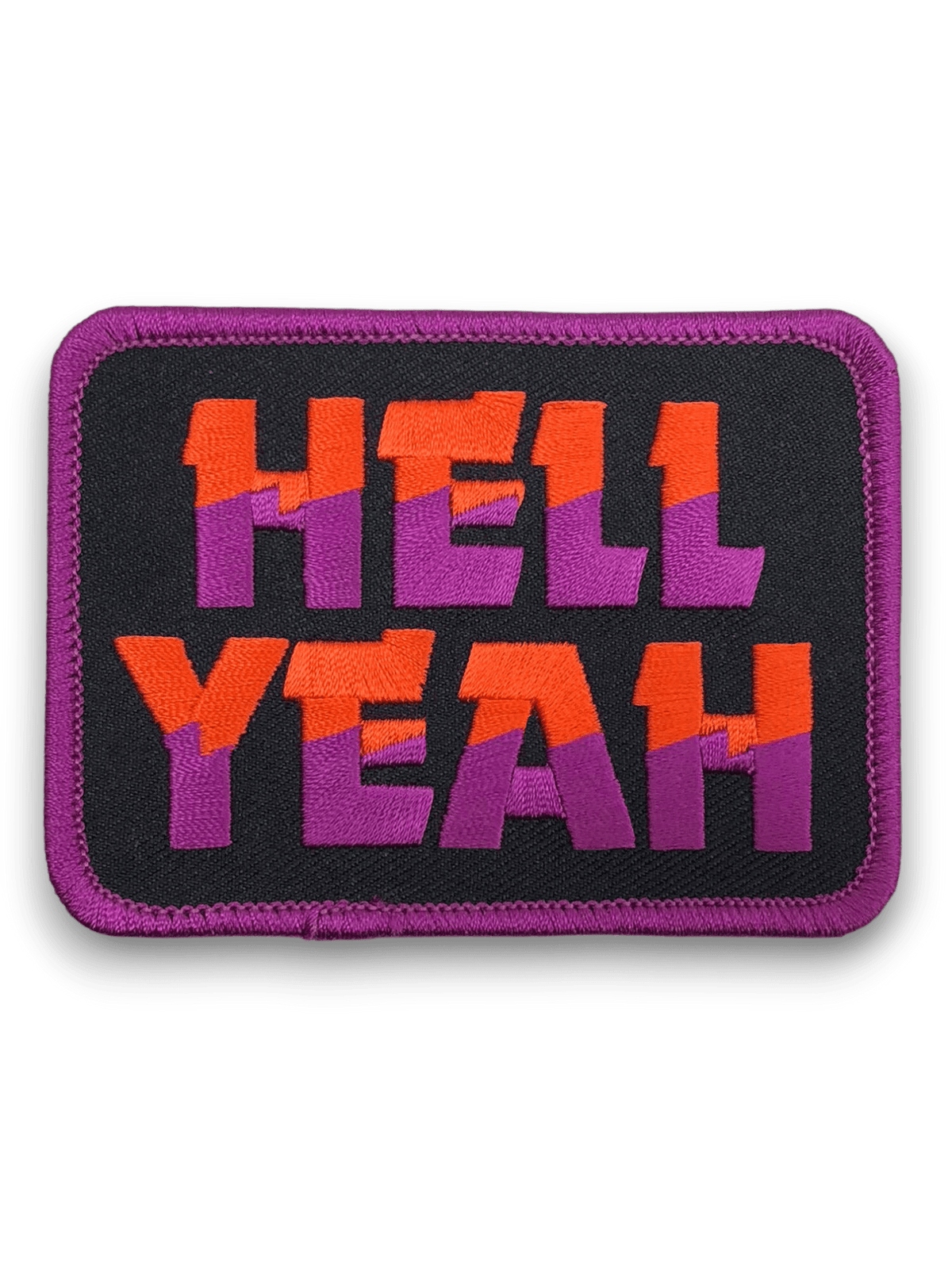 “Hell Yeah” Embroidered Iron On Patch - Wander Together Outfitters