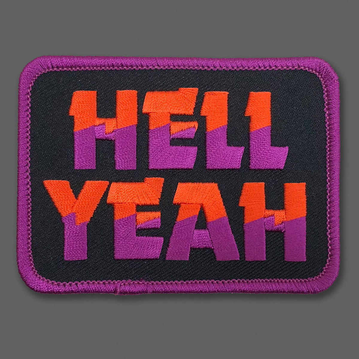 “Hell Yeah” Embroidered Iron On Patch - Wander Together Outfitters