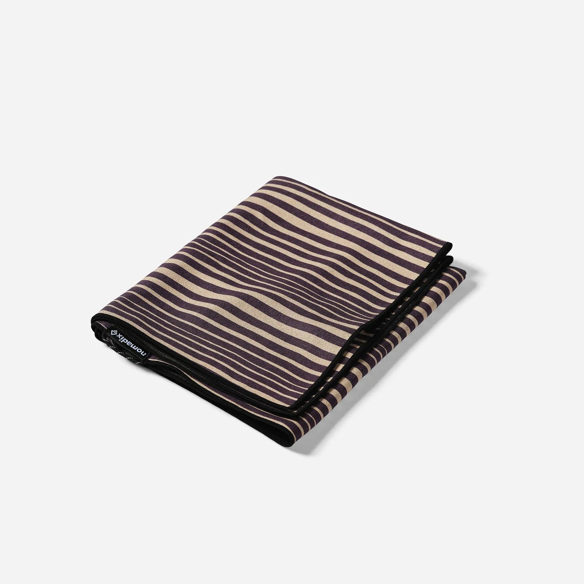 Heritage Stripe Black and Tan Quick Dry Original Towel - Wander Together Outfitters