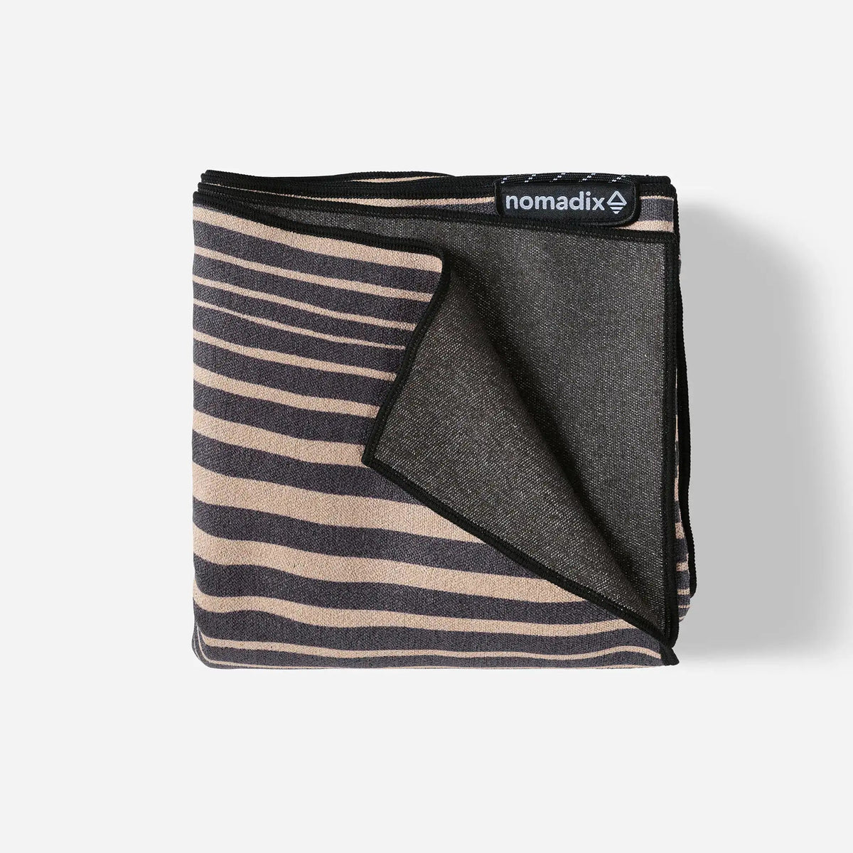 Heritage Stripe Black and Tan Quick Dry Original Towel - Wander Together Outfitters