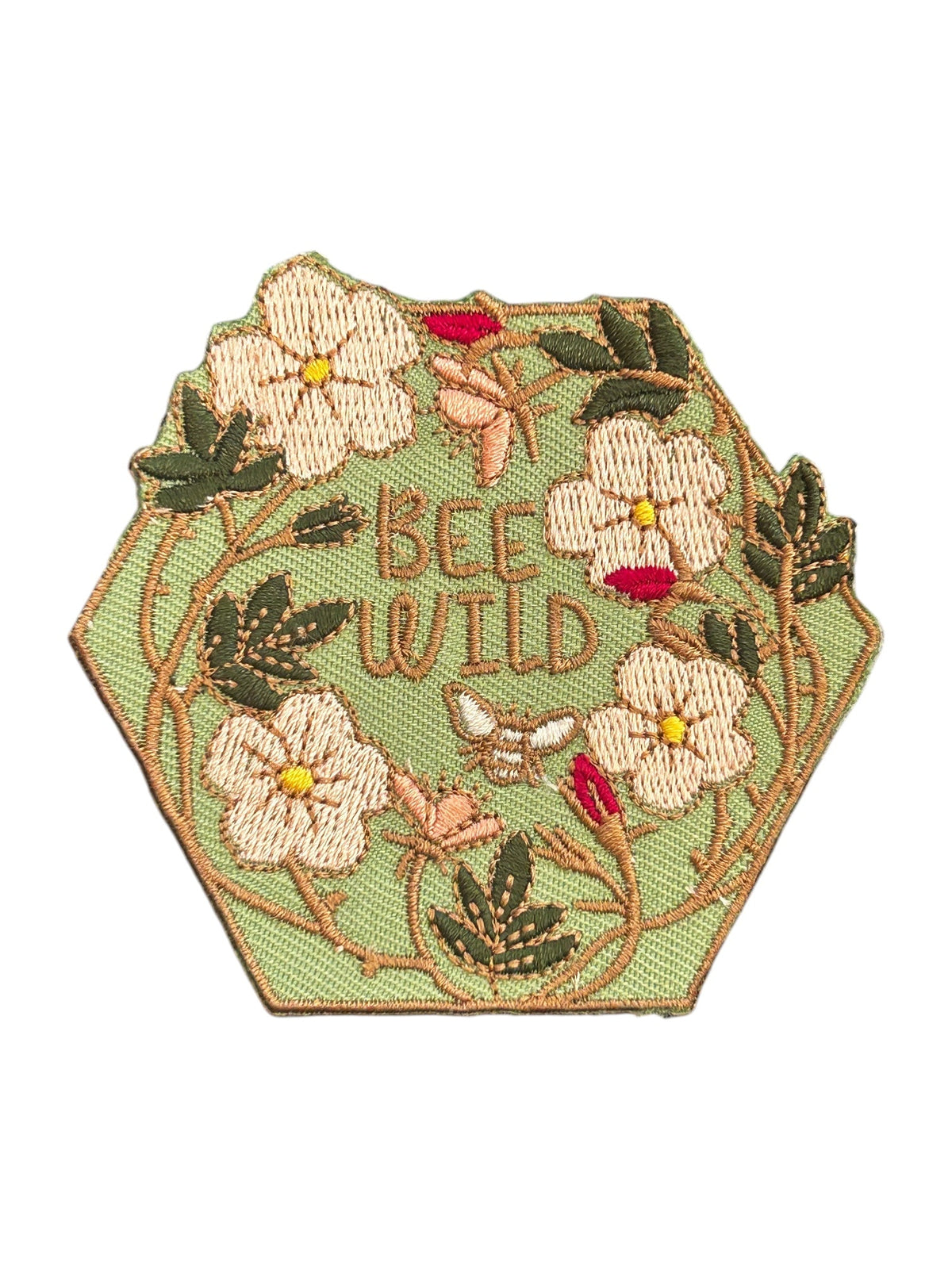 Hexagonal Bug Iron On Patches - Wander Together Outfitters