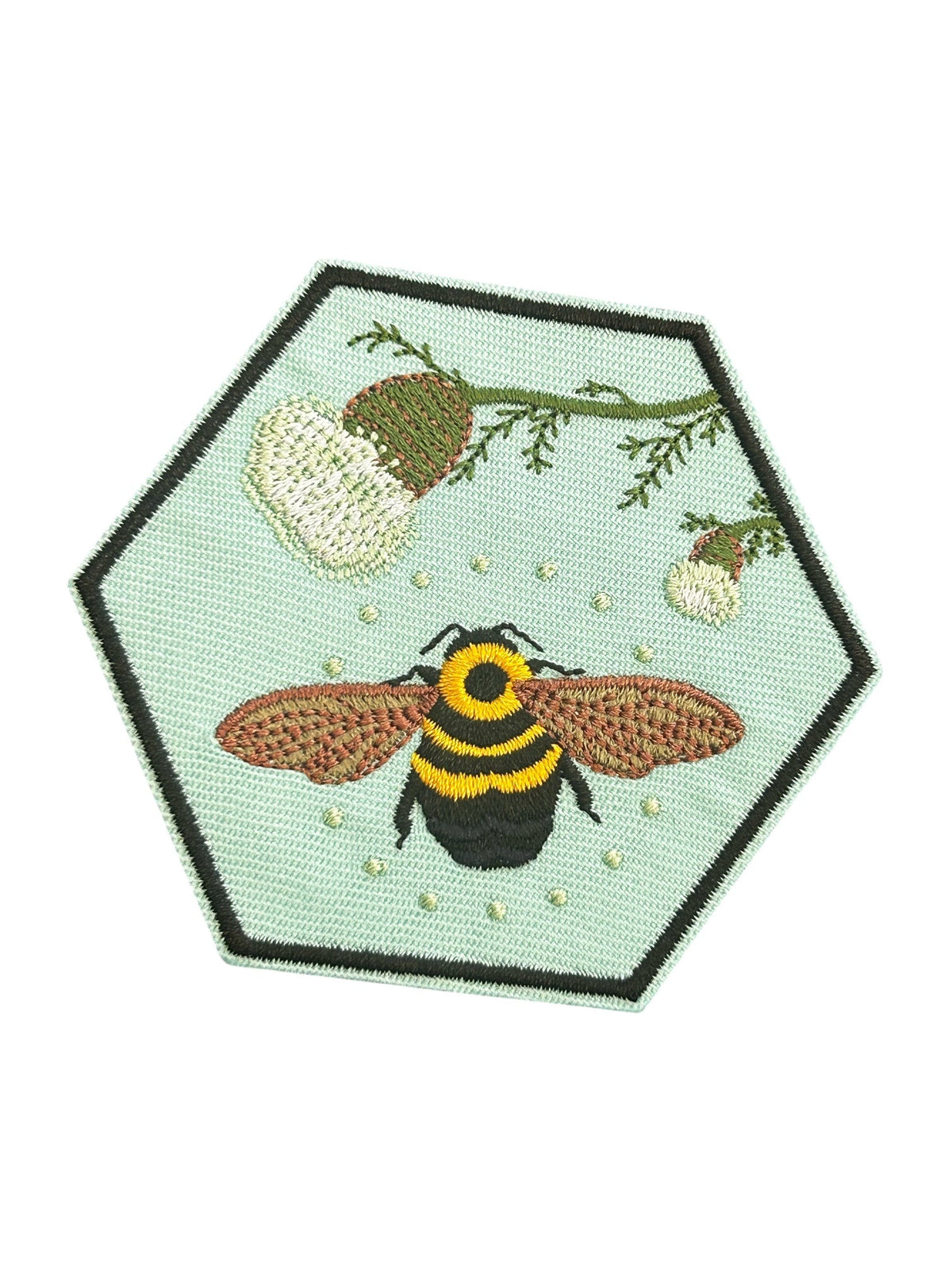 Hexagonal Bug Iron On Patches - Wander Together Outfitters