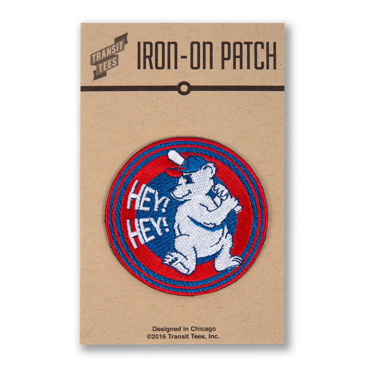 "Hey Hey" Cubbies Chicago Baseball Baseball Patch - Wander Together Outfitters