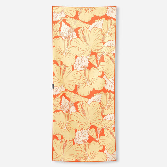 Hibiscus Expedition Orange Quick Dry Original Towel - Wander Together Outfitters