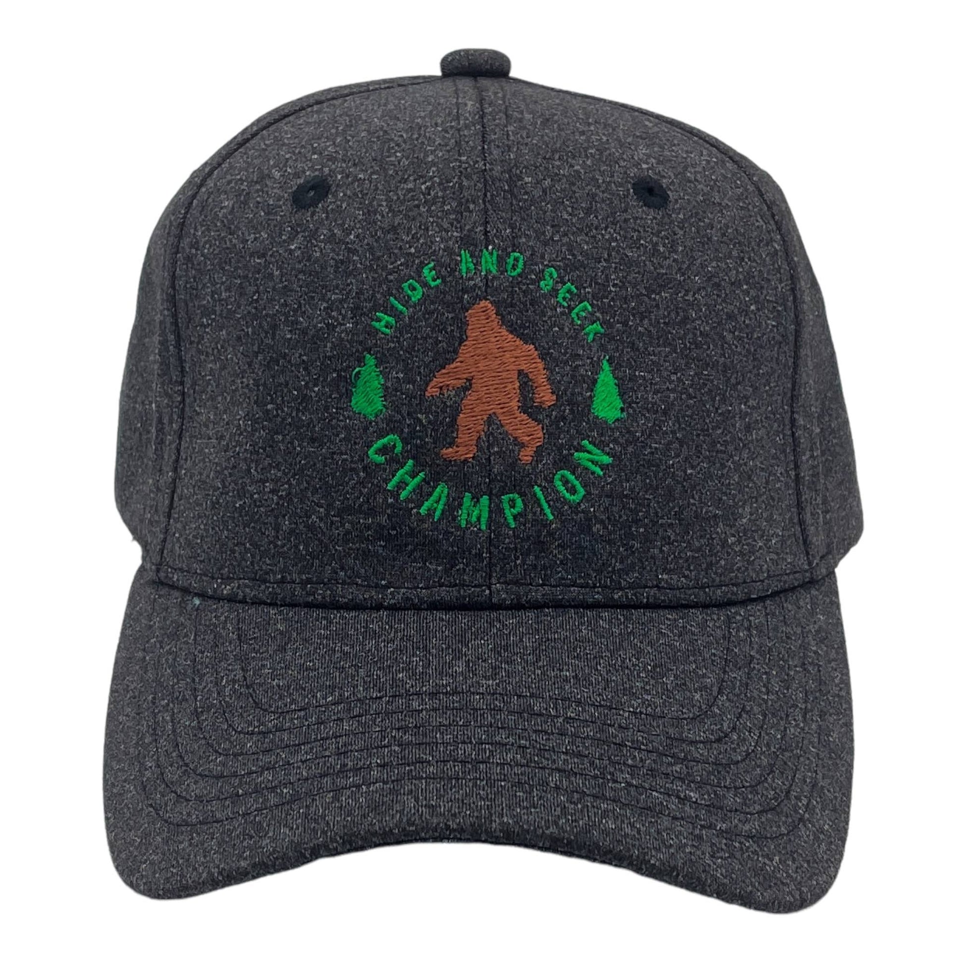 “Hide And Seek Champion” Hat Funny Bigfoot Sasquatch Cap (SALE) - Wander Together Outfitters