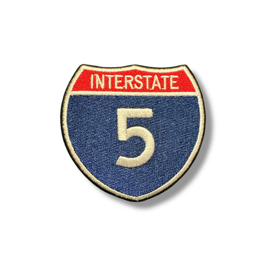 Highway Interstate 5 Iron On Patch - Wander Together Outfitters