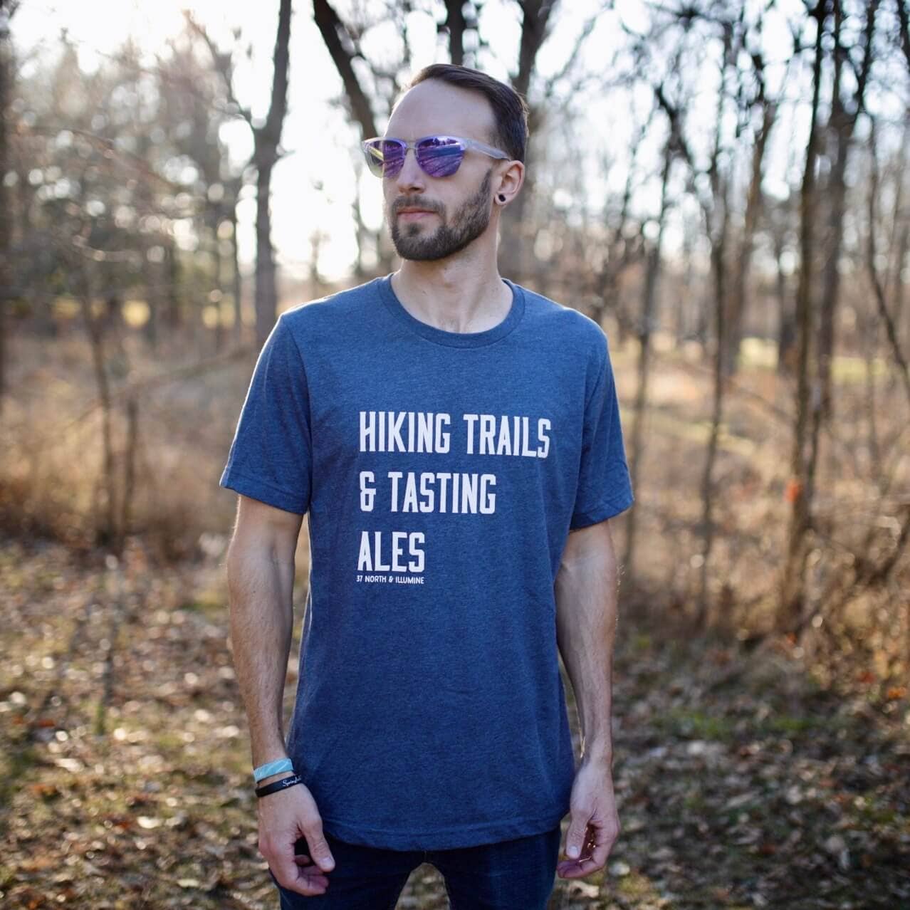"Hiking Trails & Tasting Ales" Unisex T-Shirt (CLEARANCE) - Wander Together Outfitters
