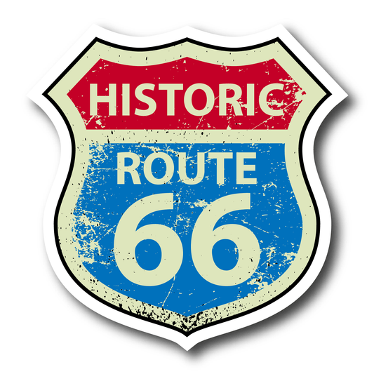 Historic Route 66 Sticker Vinyl Decal - Wander Together Outfitters
