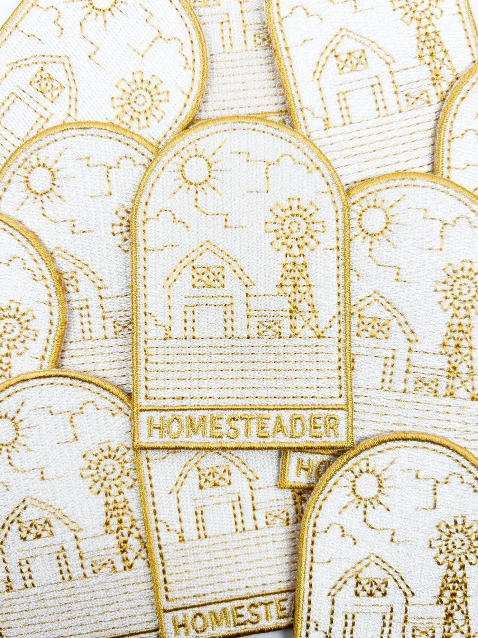 "Homesteader" Embroidered Iron On Patch - Wander Together Outfitters