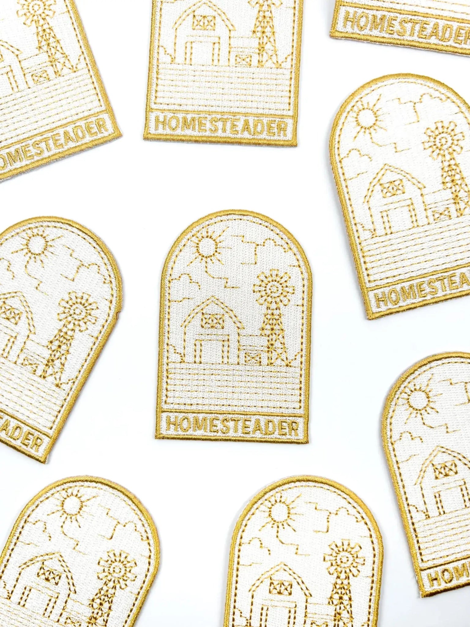 "Homesteader" Embroidered Iron On Patch - Wander Together Outfitters