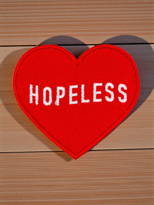 "Hopeless" Embroidered Iron On Patch - Wander Together Outfitters