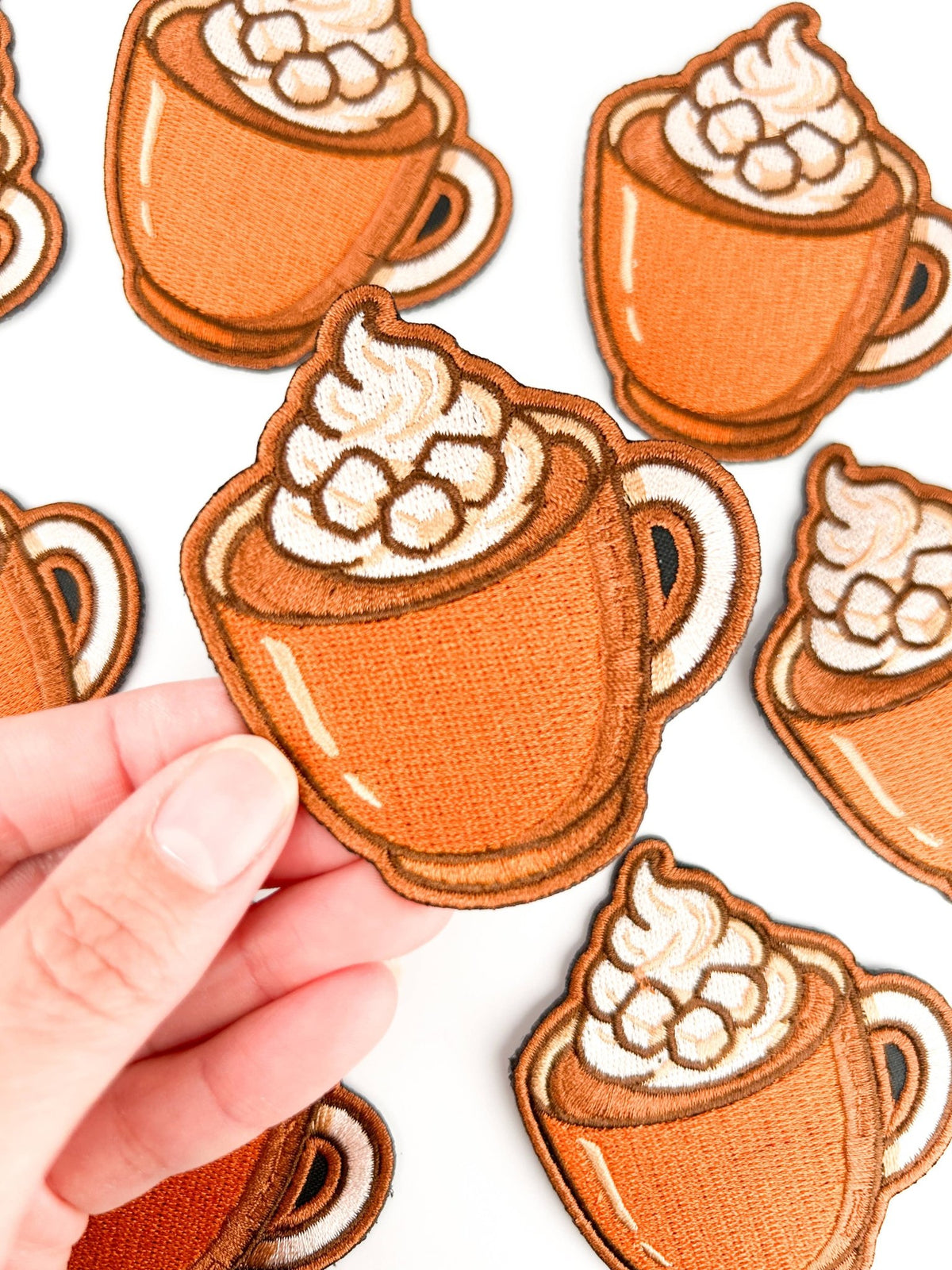 Hot Chocolate Mug Embroidered Patch - Wander Together Outfitters