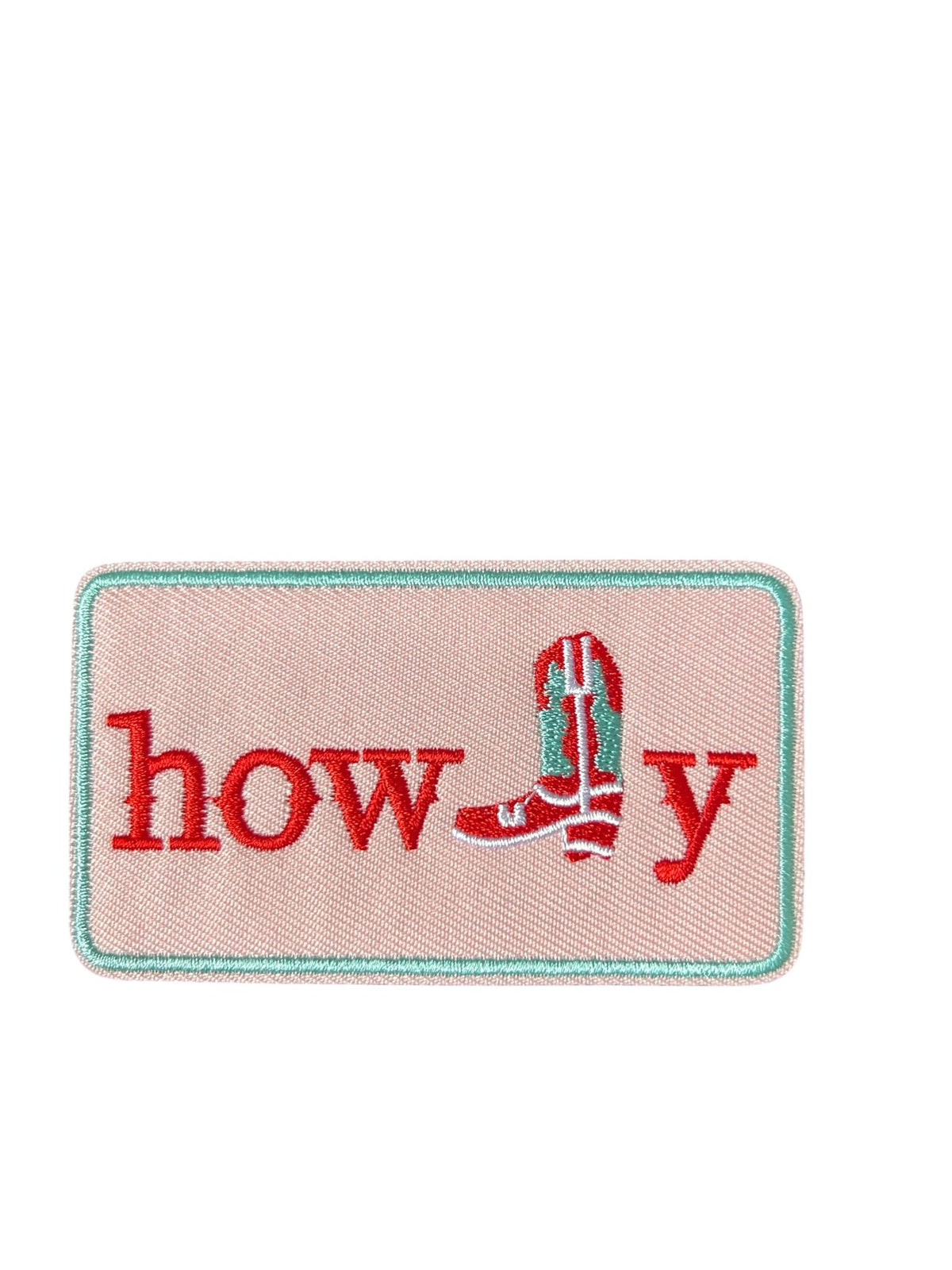 Howdy Cowgirl Boot Iron On Patch - Wander Together Outfitters