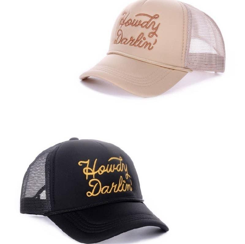 "Howdy Darlin" Mesh Trucker Cap - Wander Together Outfitters