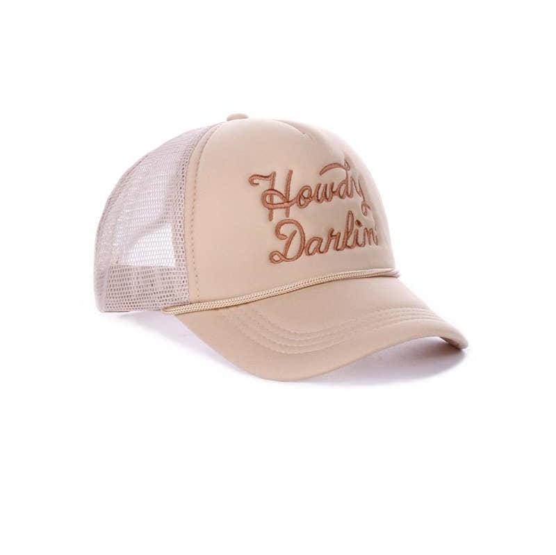"Howdy Darlin" Mesh Trucker Cap - Wander Together Outfitters