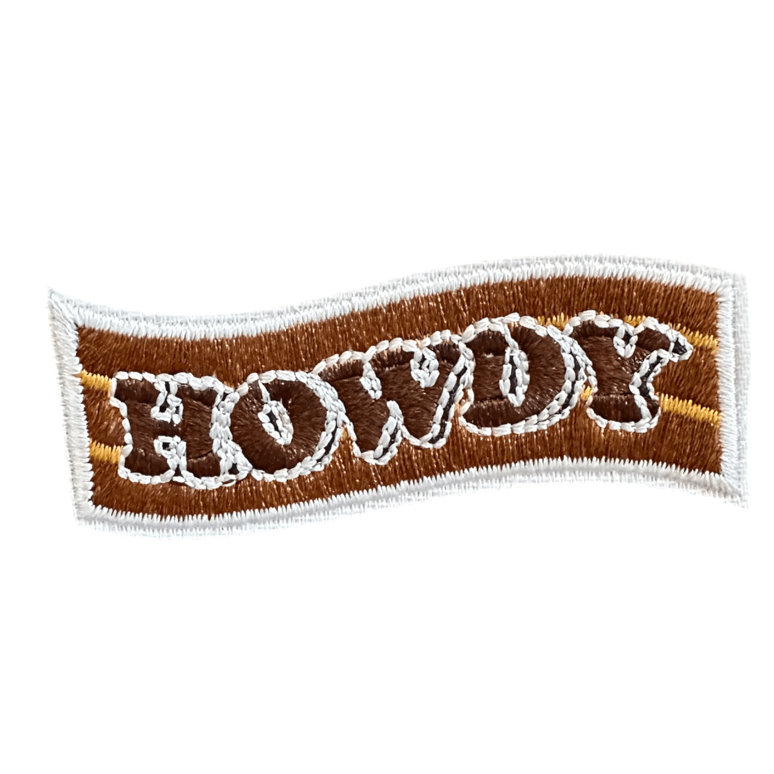 "Howdy" Embroidered Iron - On Patch (Various Colors and Styles) - Wander Together Outfitters