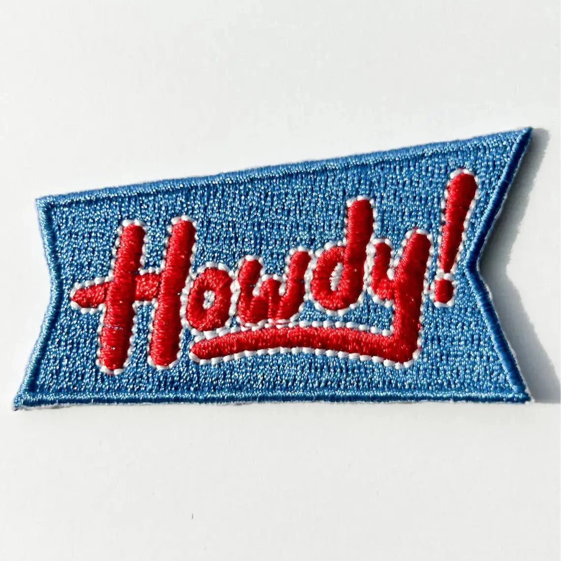 "Howdy" Embroidered Iron - On Patch (Various Colors and Styles) - Wander Together Outfitters