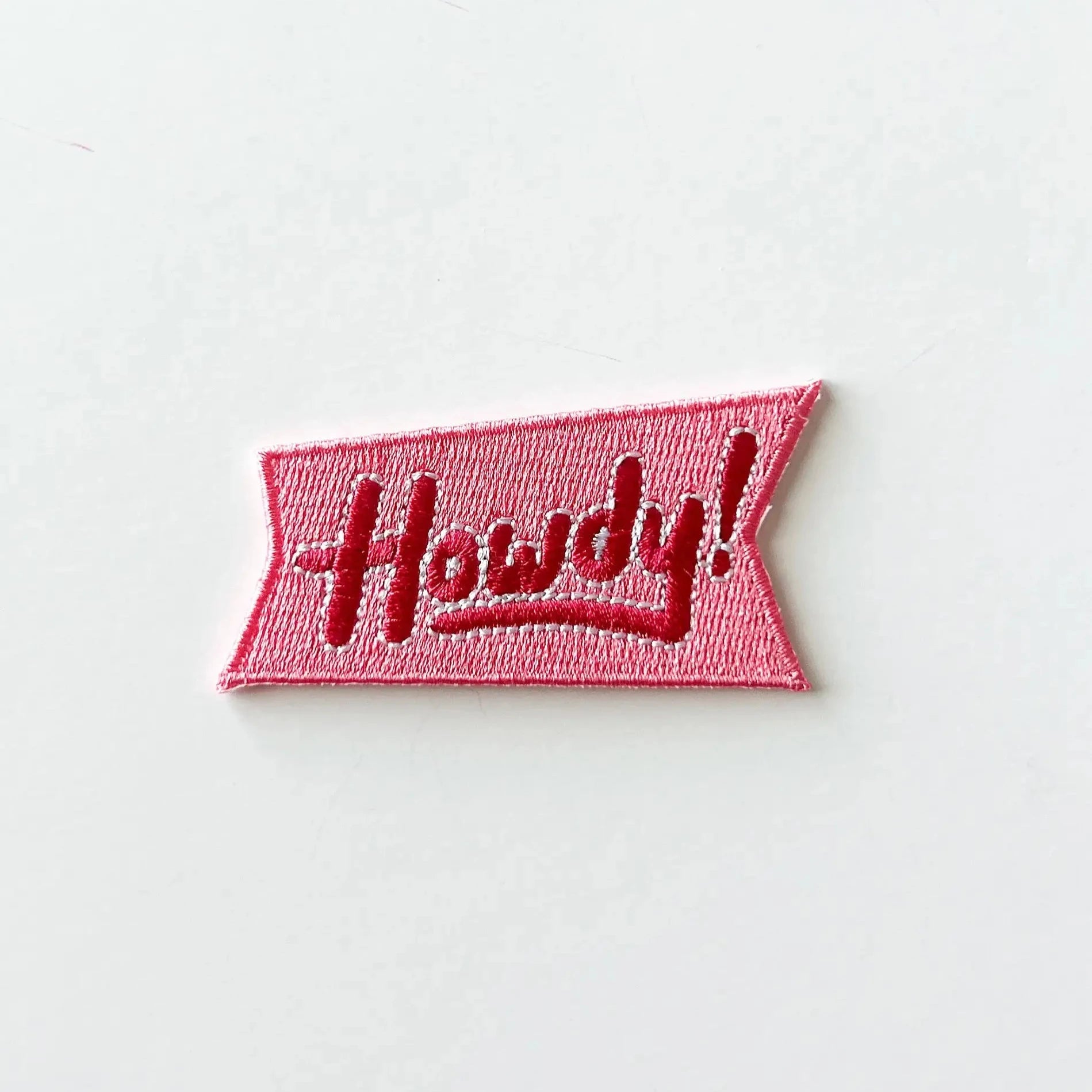 "Howdy" Embroidered Iron - On Patch (Various Colors and Styles) - Wander Together Outfitters