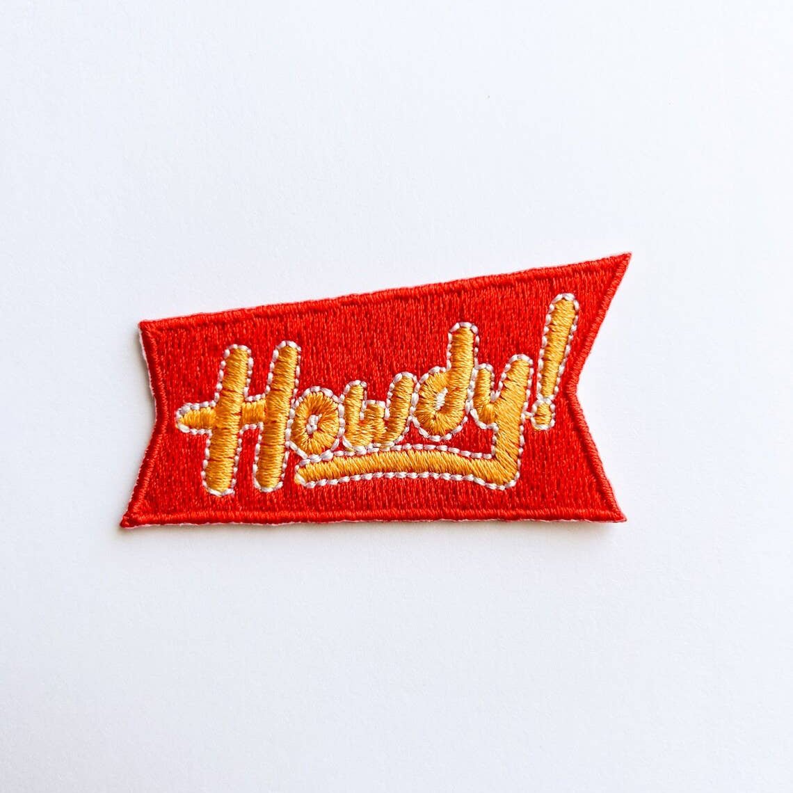 "Howdy" Embroidered Iron - On Patch (Various Colors and Styles) - Wander Together Outfitters