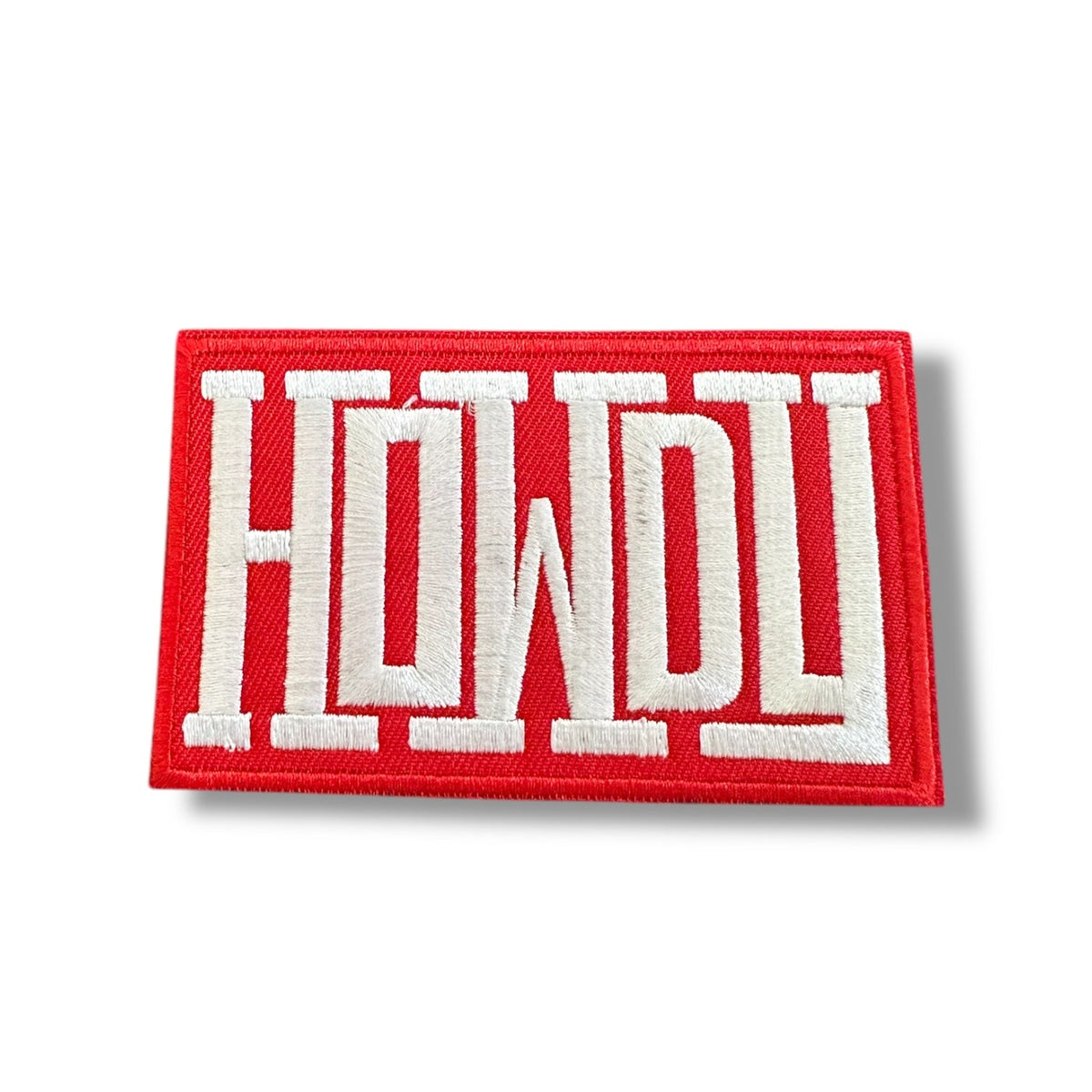 "Howdy" Extra Large Iron On Patch - Wander Together Outfitters