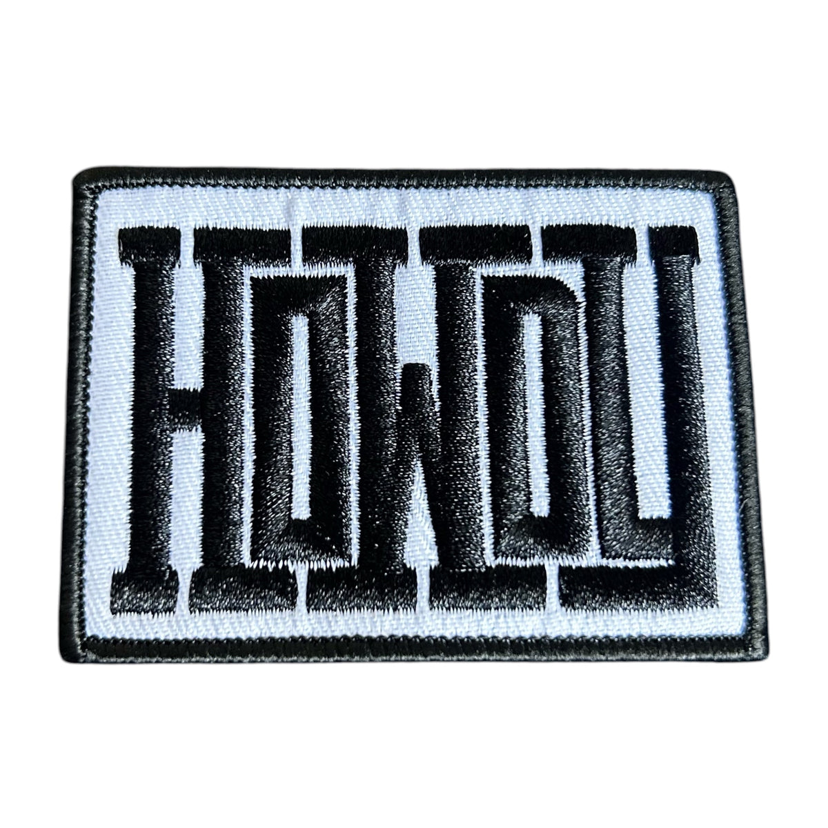 "Howdy" Extra Large Iron On Patch - Wander Together Outfitters