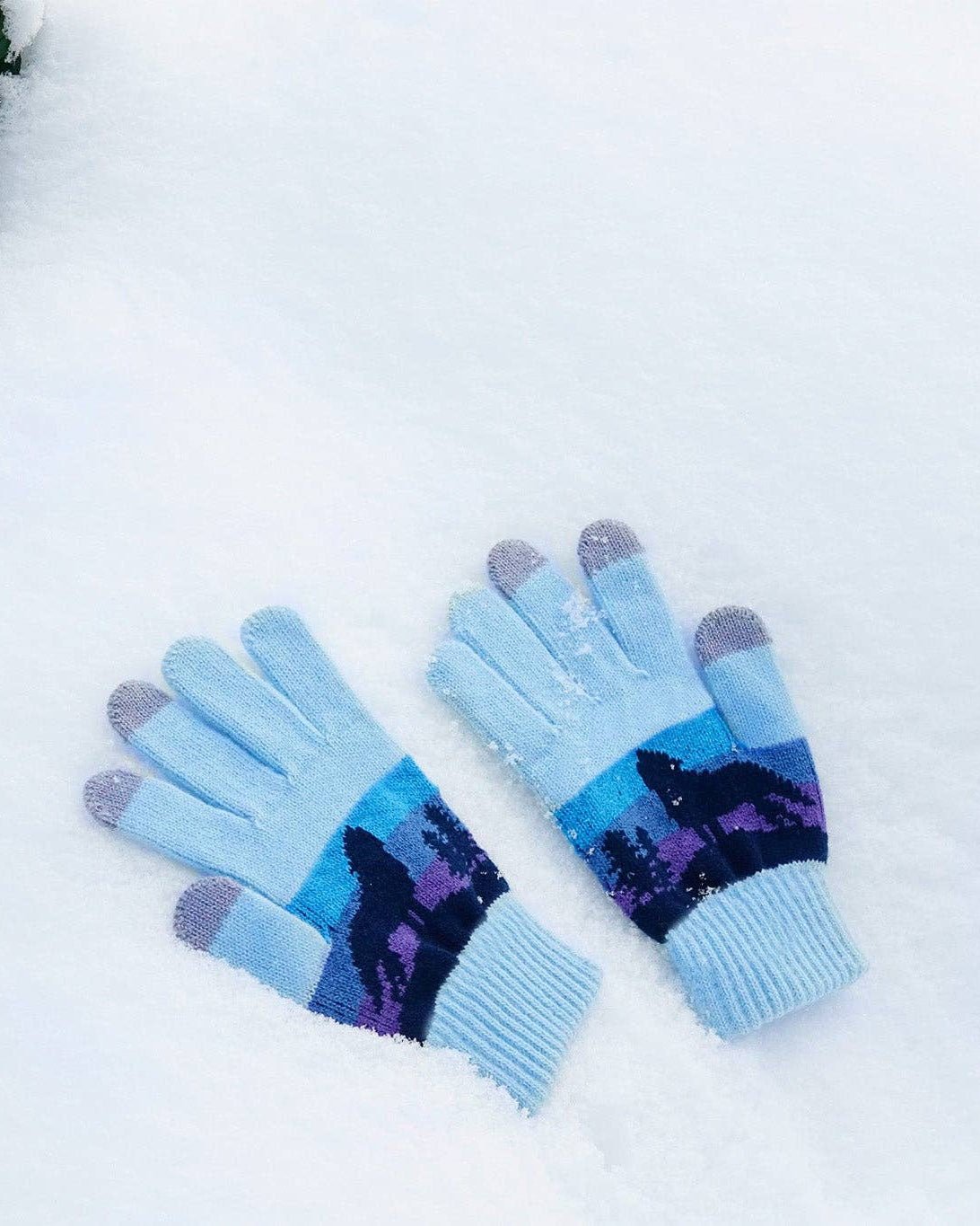 Howl of Twilight Knit Gloves - Wander Together Outfitters