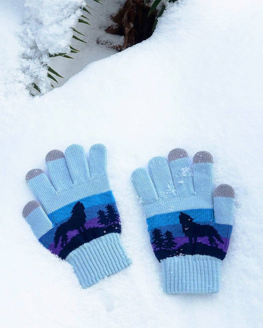 Howl of Twilight Knit Gloves - Wander Together Outfitters