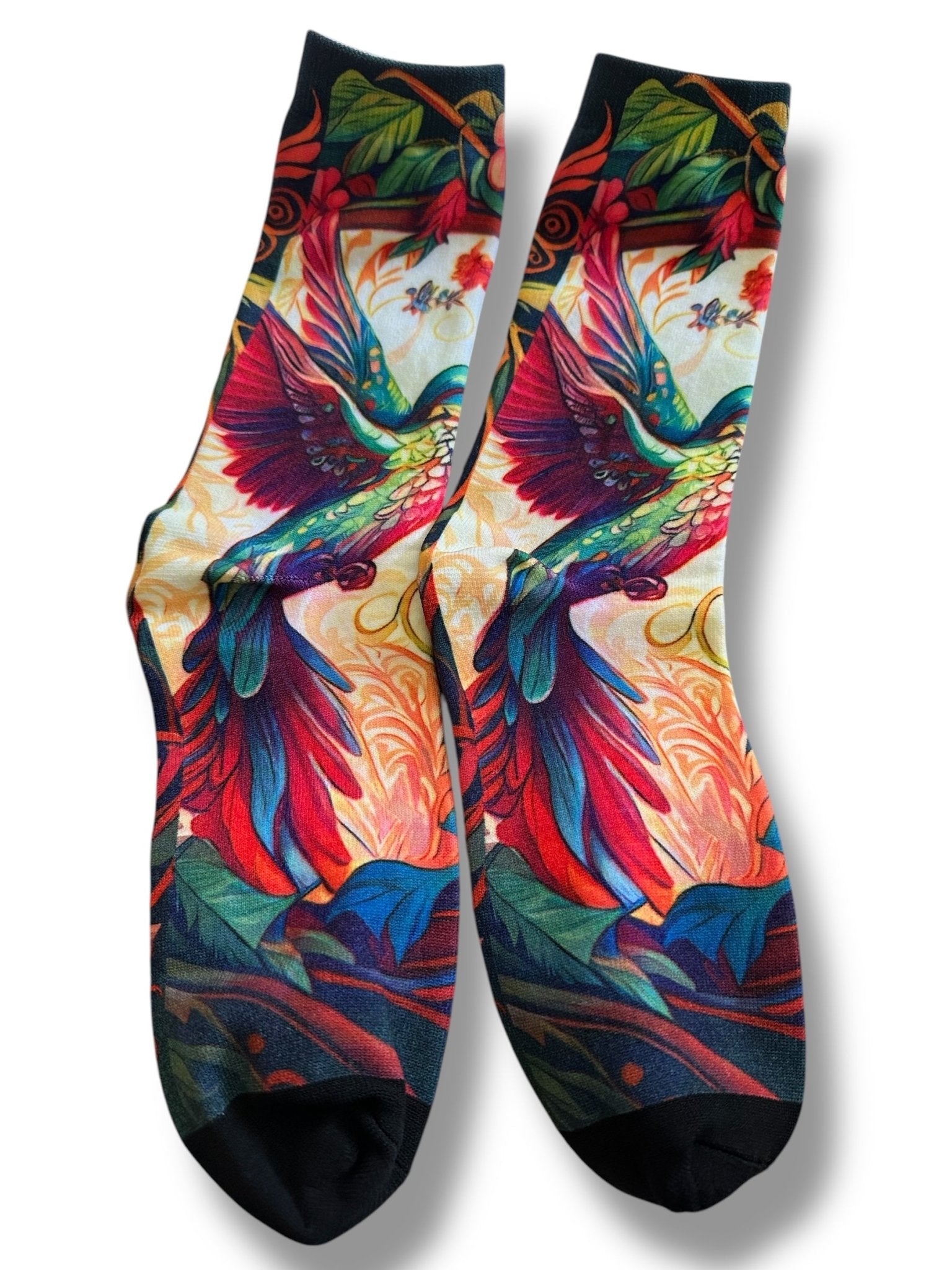 Hummingbird Print Socks - Wander Together Outfitters
