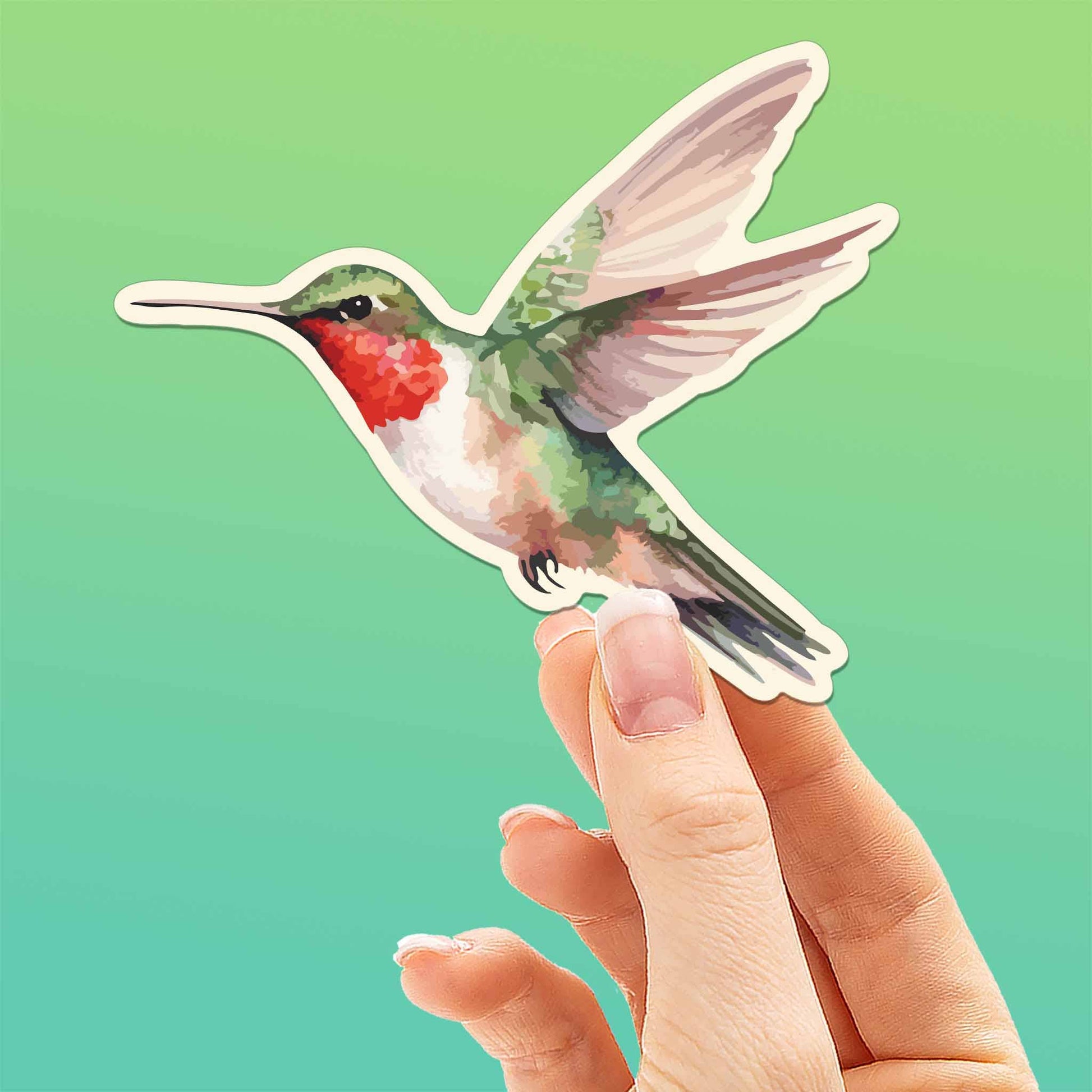 Hummingbird Sticker - Mini Birdwatching Decal - Wander Together Outfitters