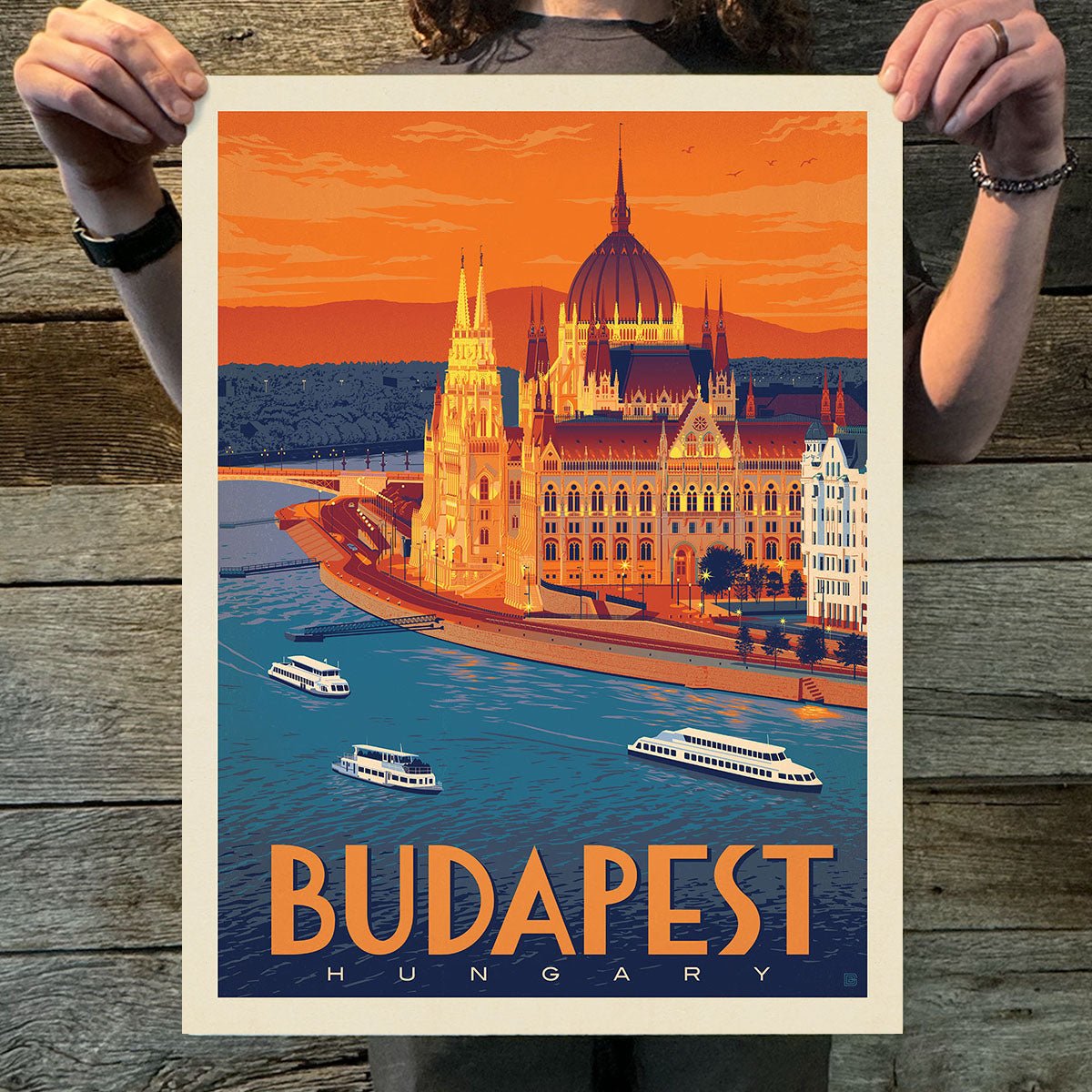 Hungary: Budapest (World Travel) Art Print - Wander Together Outfitters