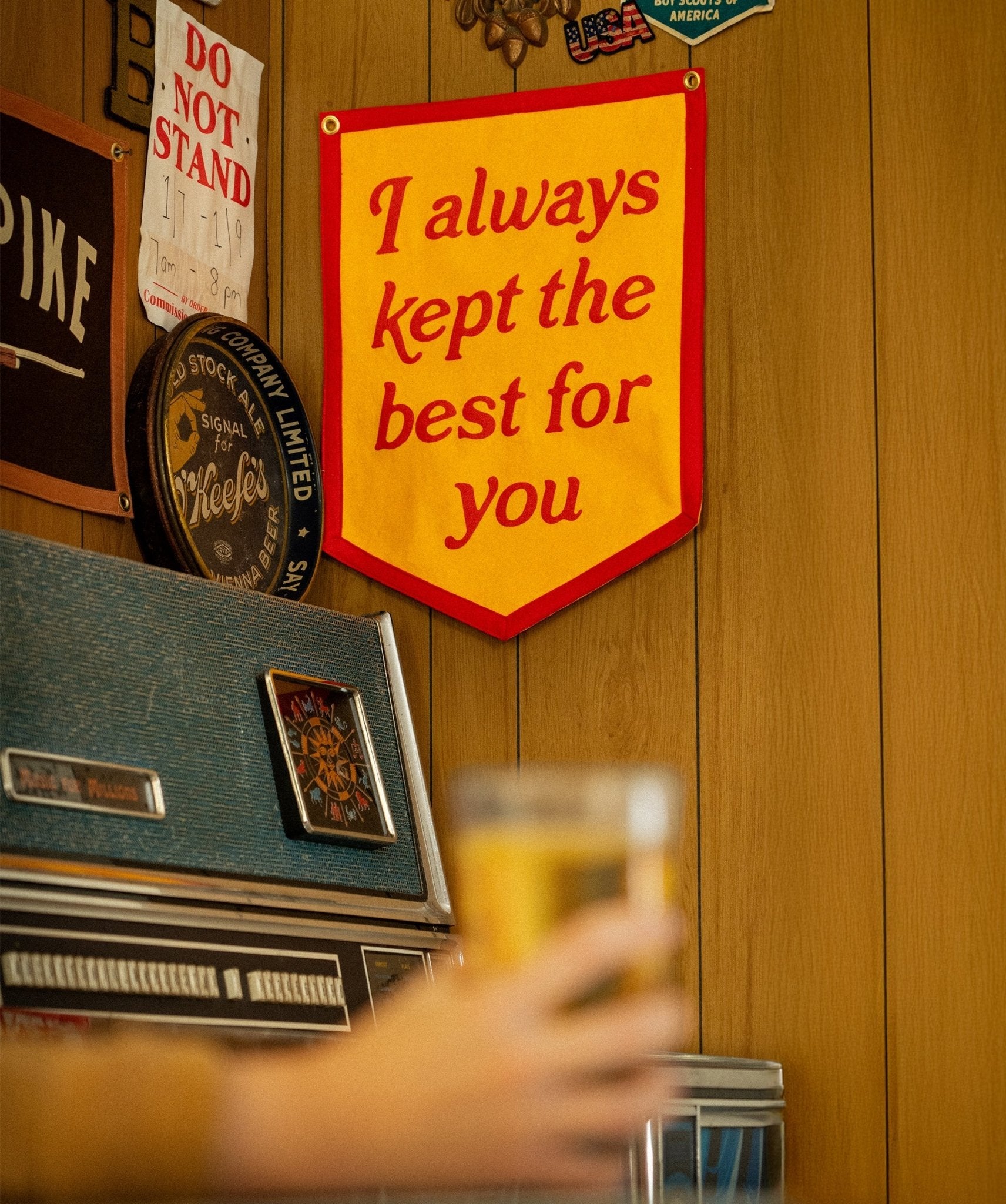 “I Always Kept The Best For You”Camp Flag - Wander Together Outfitters