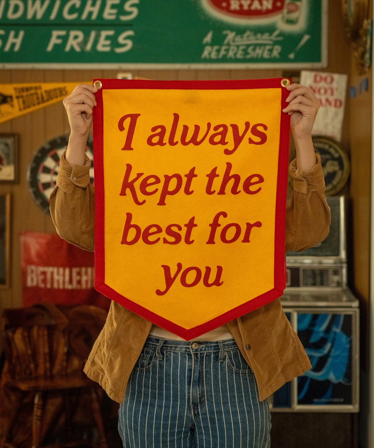 “I Always Kept The Best For You”Camp Flag - Wander Together Outfitters
