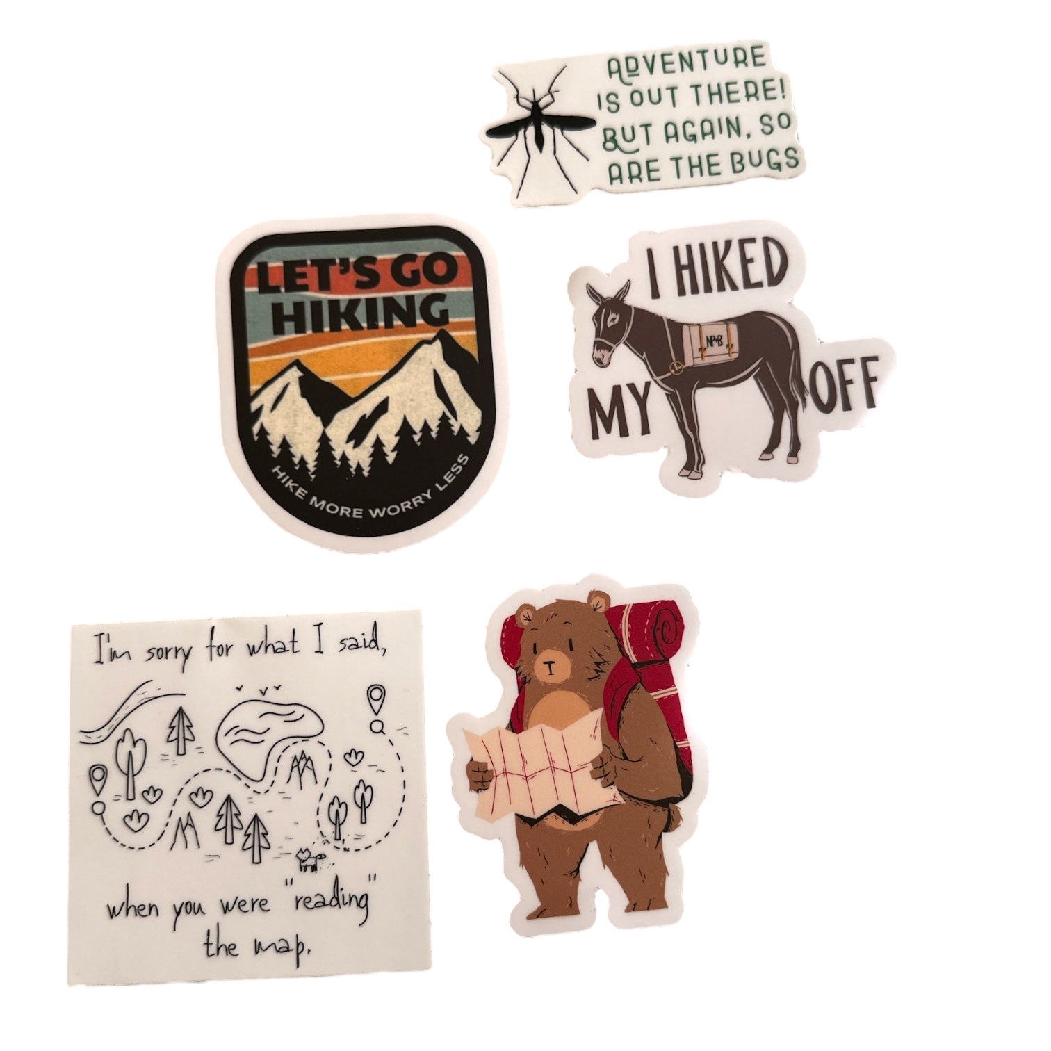 “I Hiked My A**” Off Funny Vinyl Sticker - Wander Together Outfitters