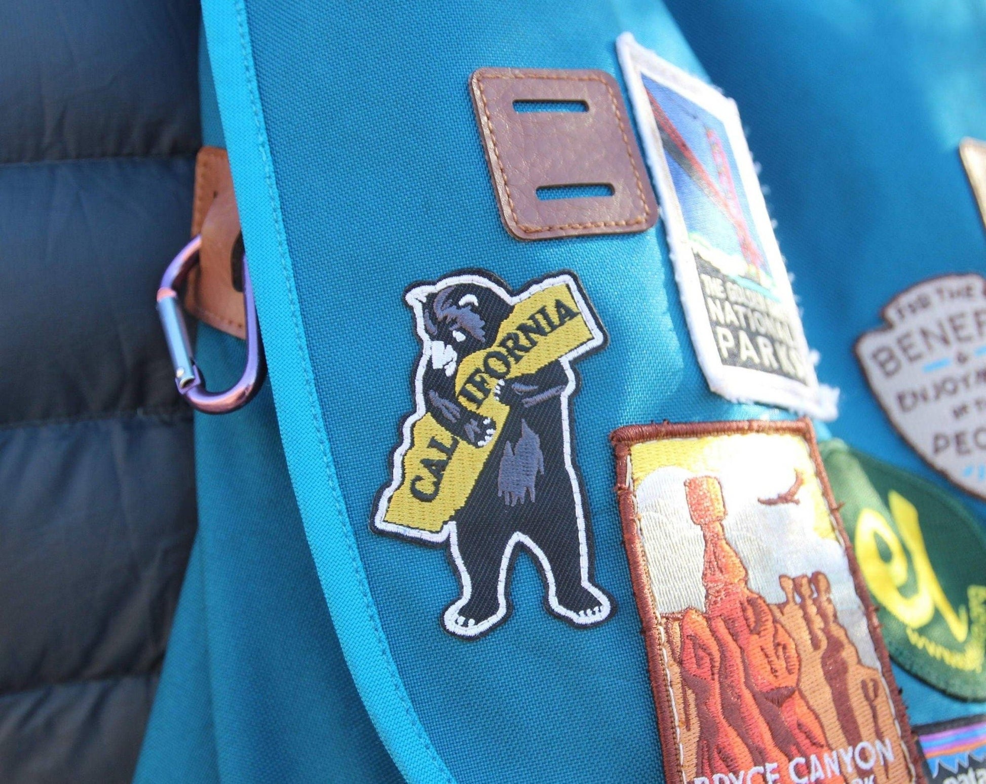 I Love California Bear Embroidered Iron on Patch - Wander Together Outfitters