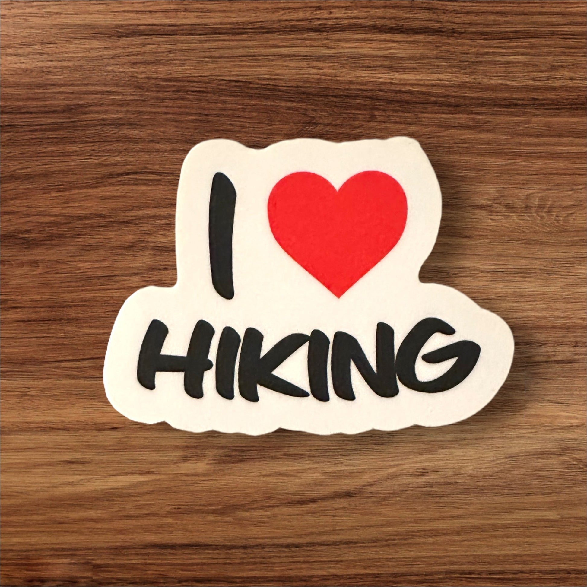 “I Love Hiking” Sticker Vinyl Sticker - Wander Together Outfitters